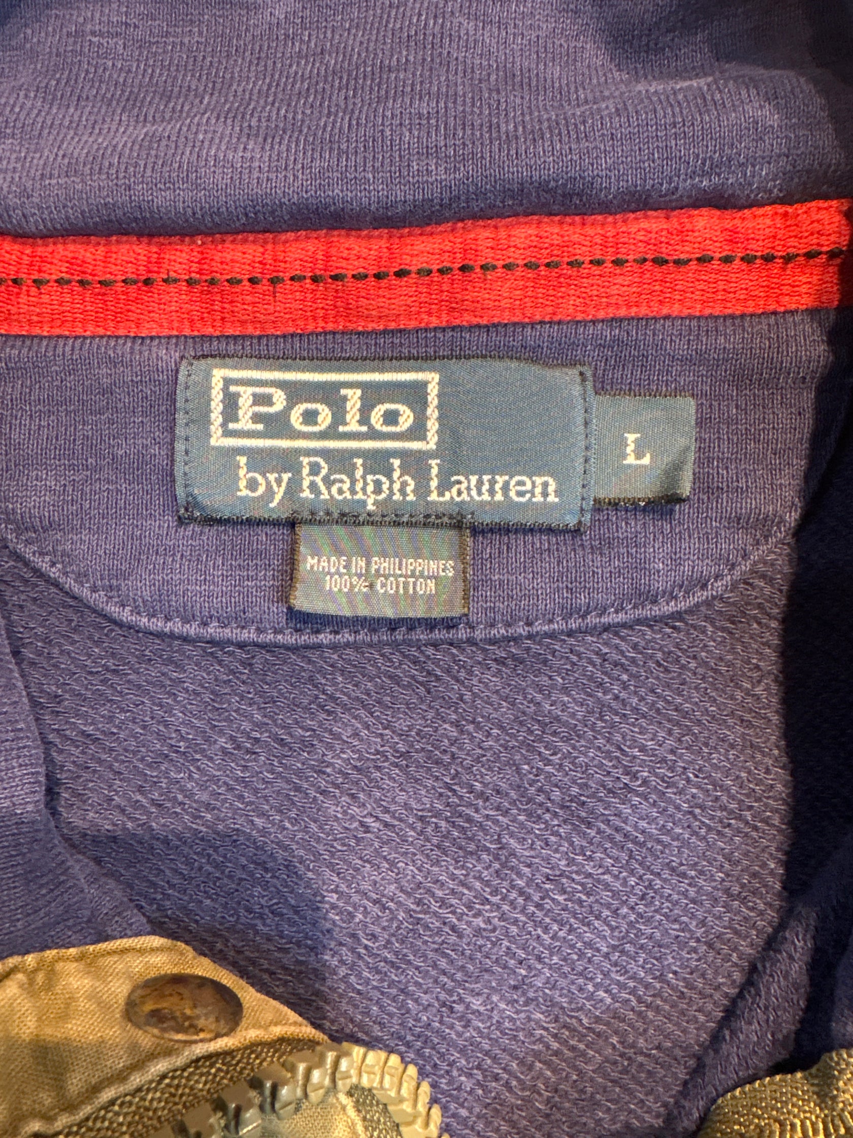 00's「POLO Ralph Lauren」ハーフジップスウェット