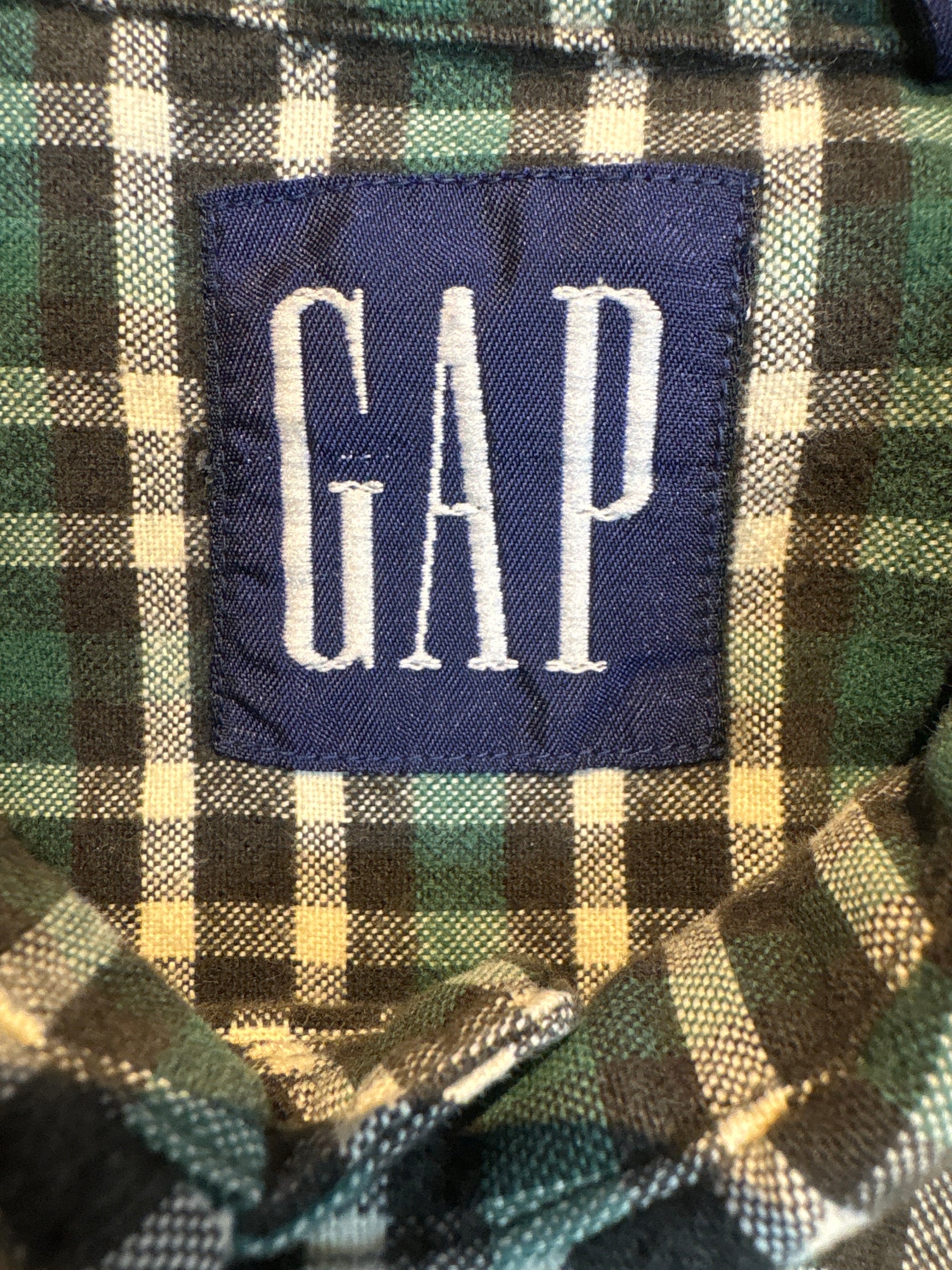 90's「GAP」ネルシャツ