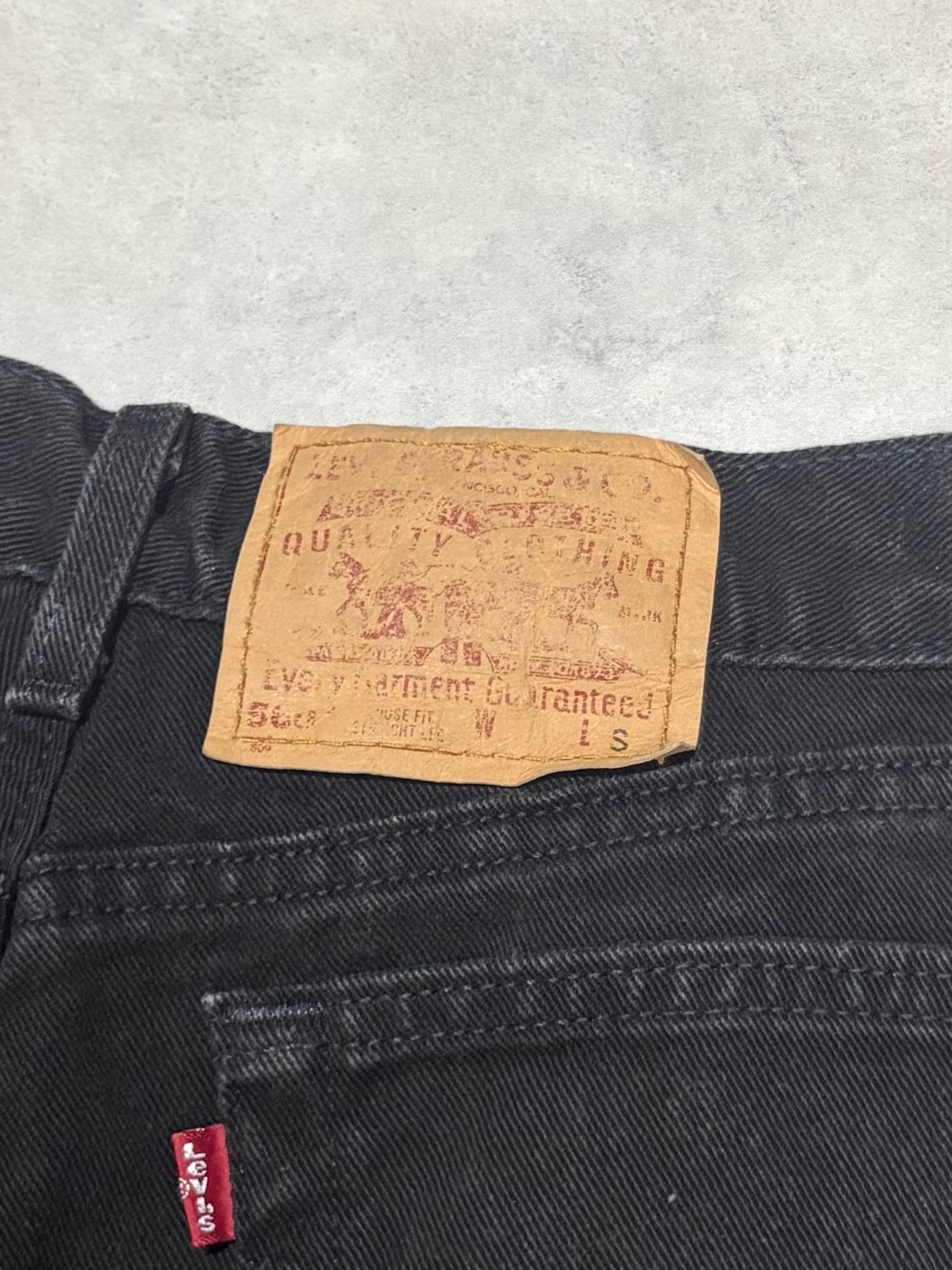 00's LEVI'S「560」ブラックデニムパンツ