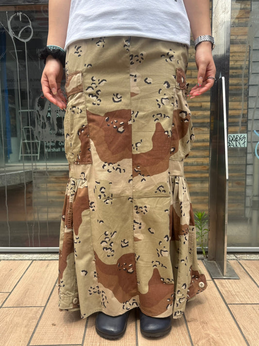 REMAKE ARMY MERMAID SKIRT