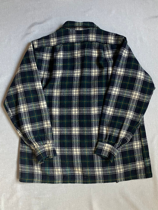 70's PENDLETON USA製 ウールチェックシャツ