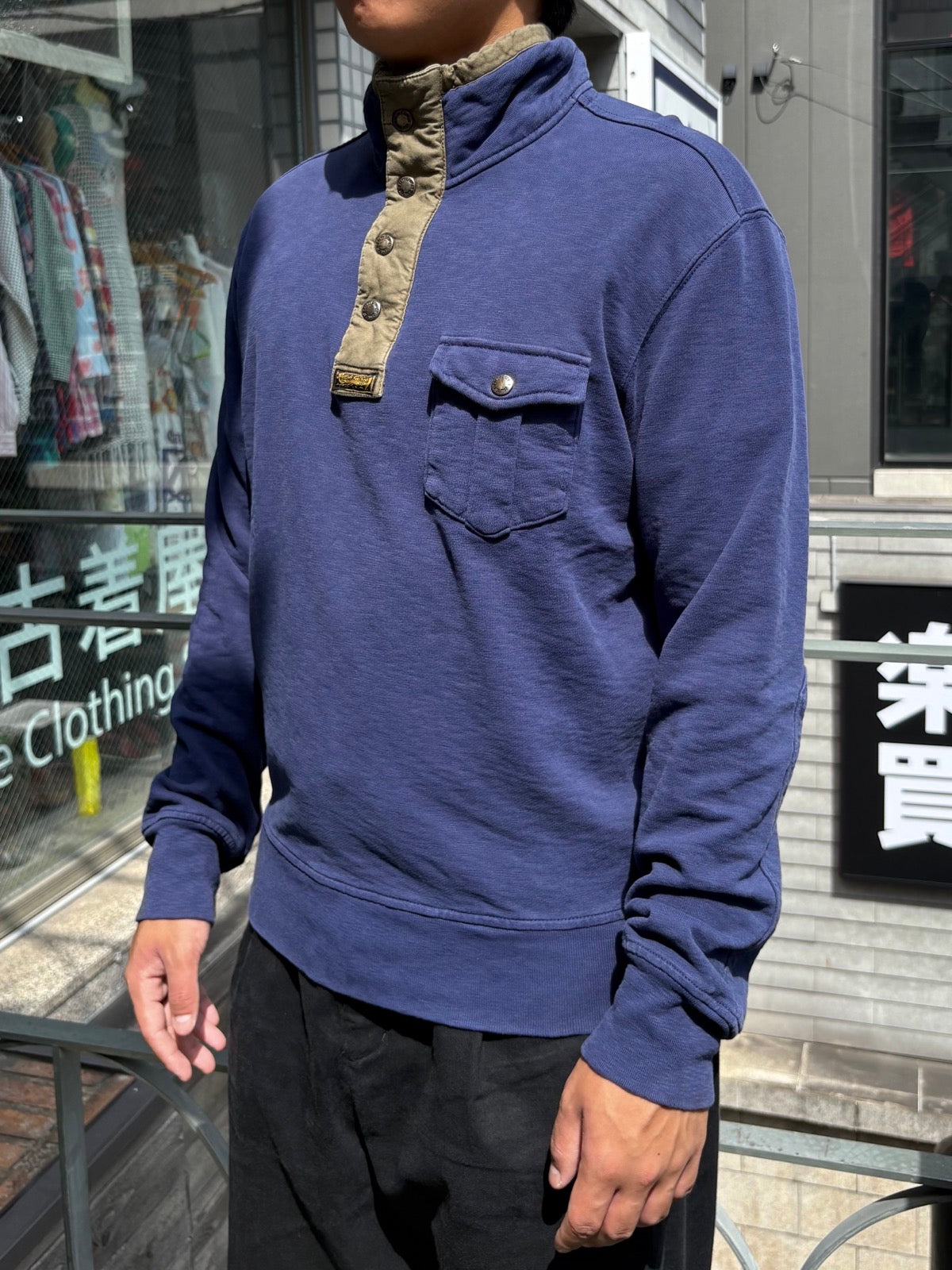 00's「POLO Ralph Lauren」ハーフジップスウェット