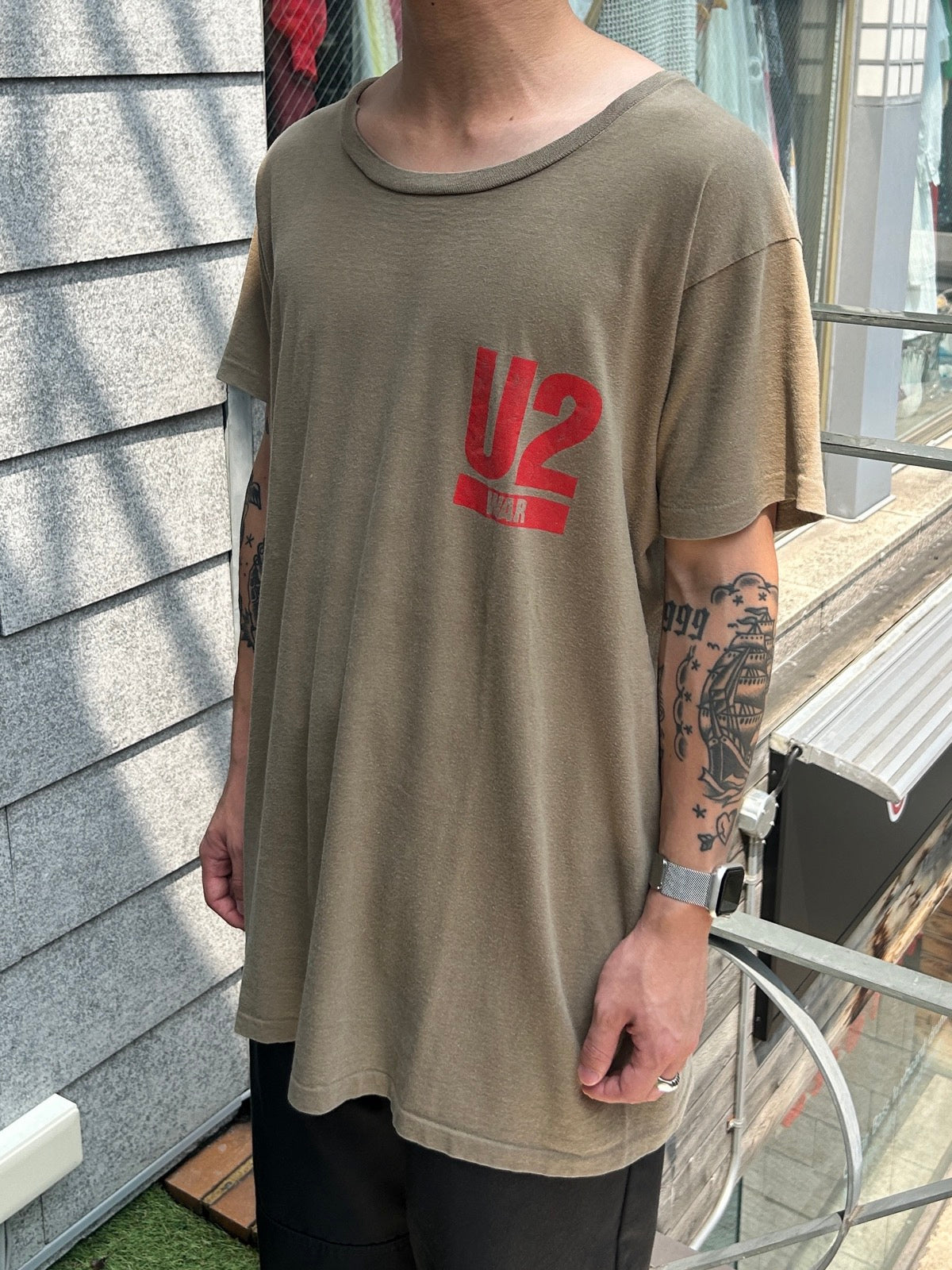 80's U2「UK SPRING TOUR 1983」バンドTシャツ
