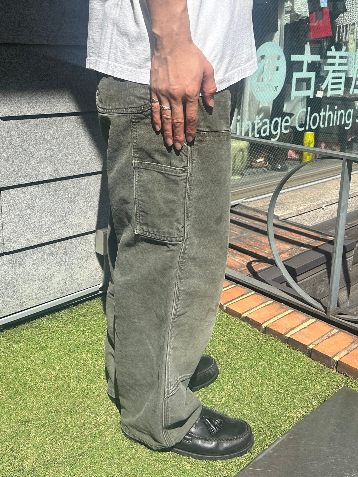 00's Carhartt「DOUBLE NKEE PANT」ワークパンツ