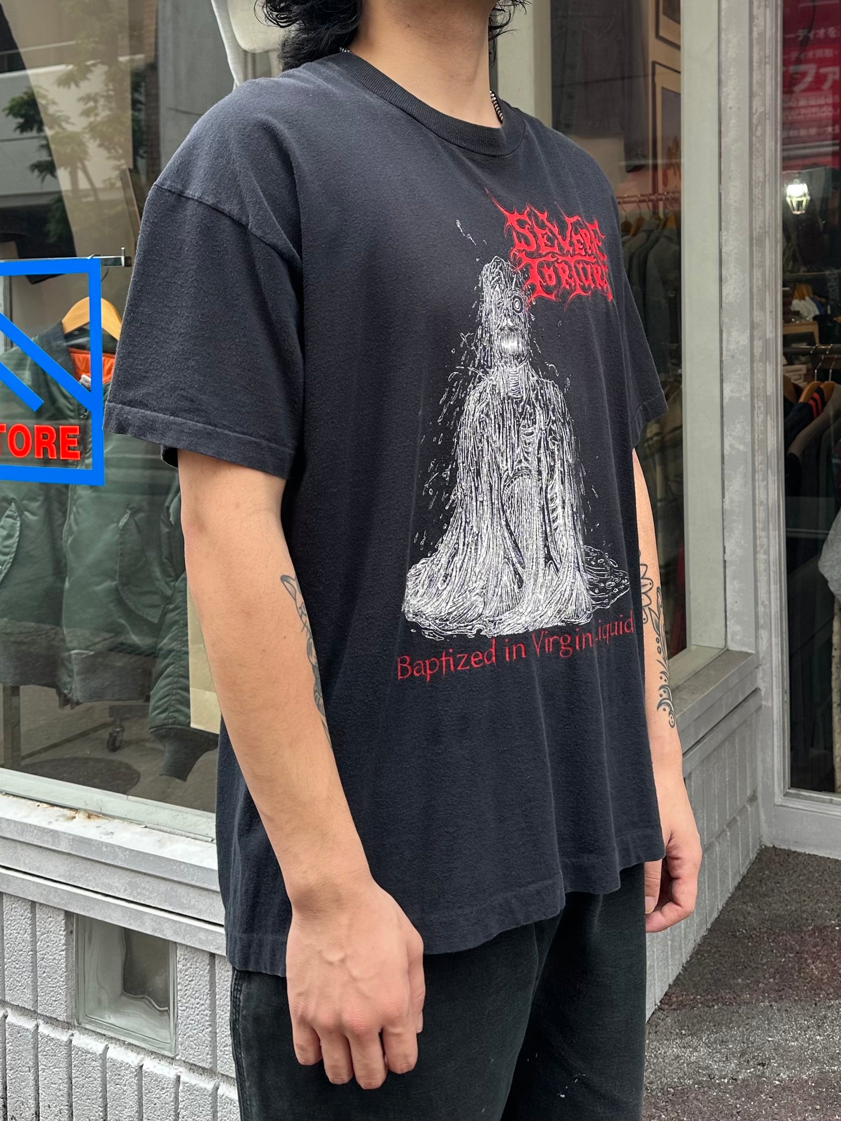 00's SEVERE TORTUE「Baptized in Virginal Liquid」バンドTシャツ