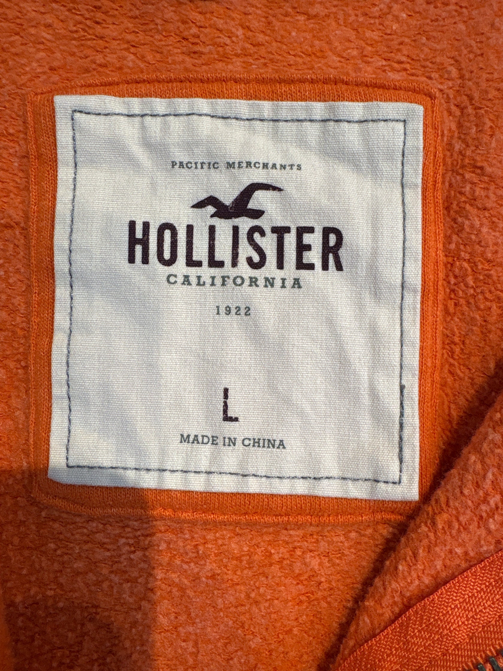 10's「Hollister」ジップアップパーカー
