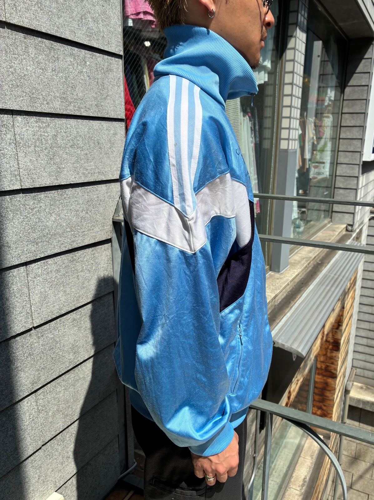 70's adidas「イタリア企業ローカルチームユニフォーム」トラックジャケット
