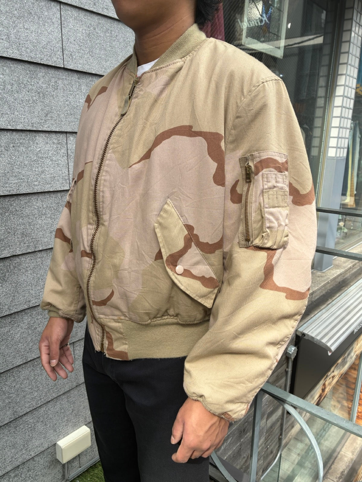 70's~80's「ALPHA INDUSTRIES」 MA-1 フライトジャケット
