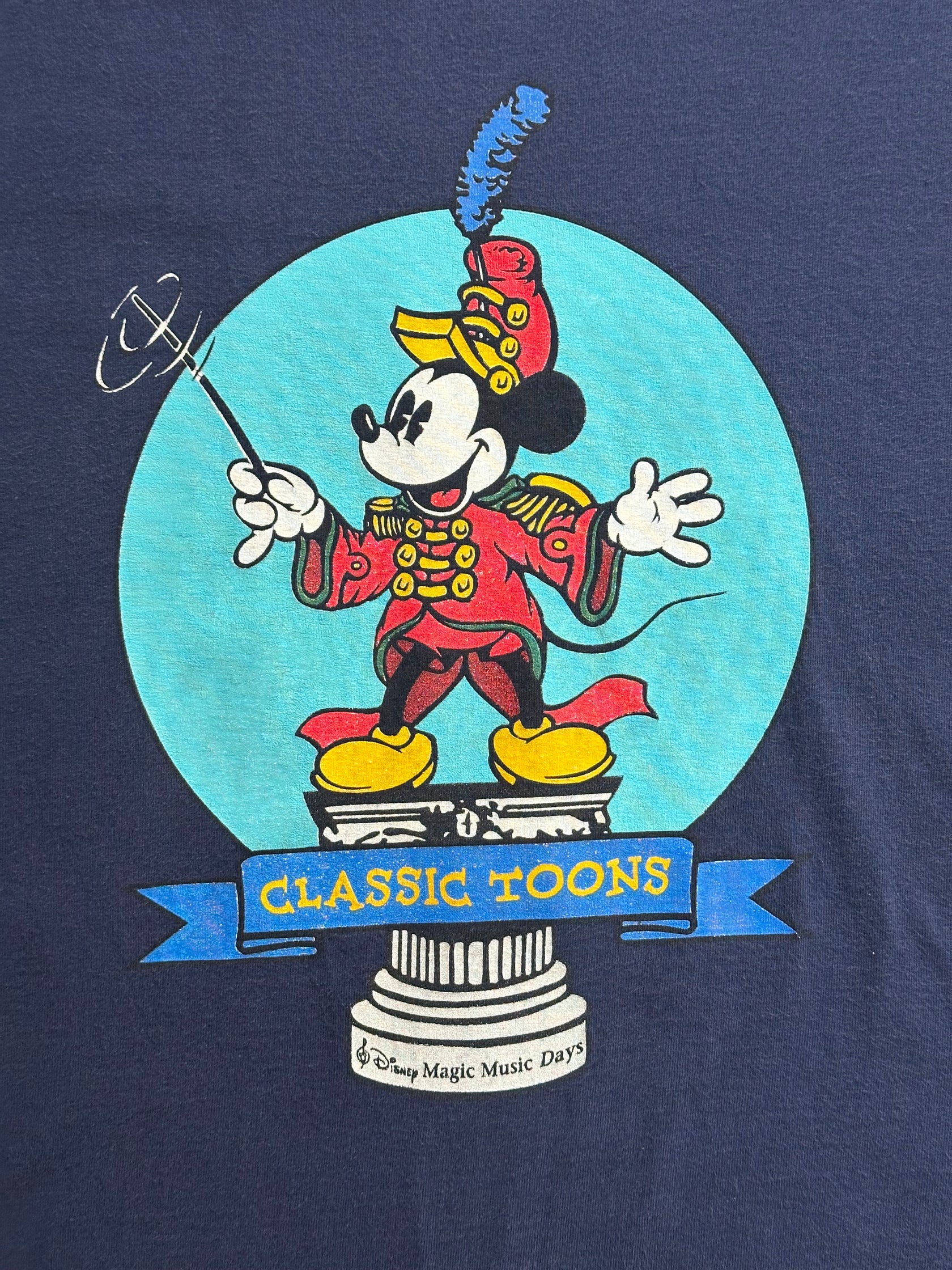 90's MICKEY「Magic Music Days」キャラクターTシャツ