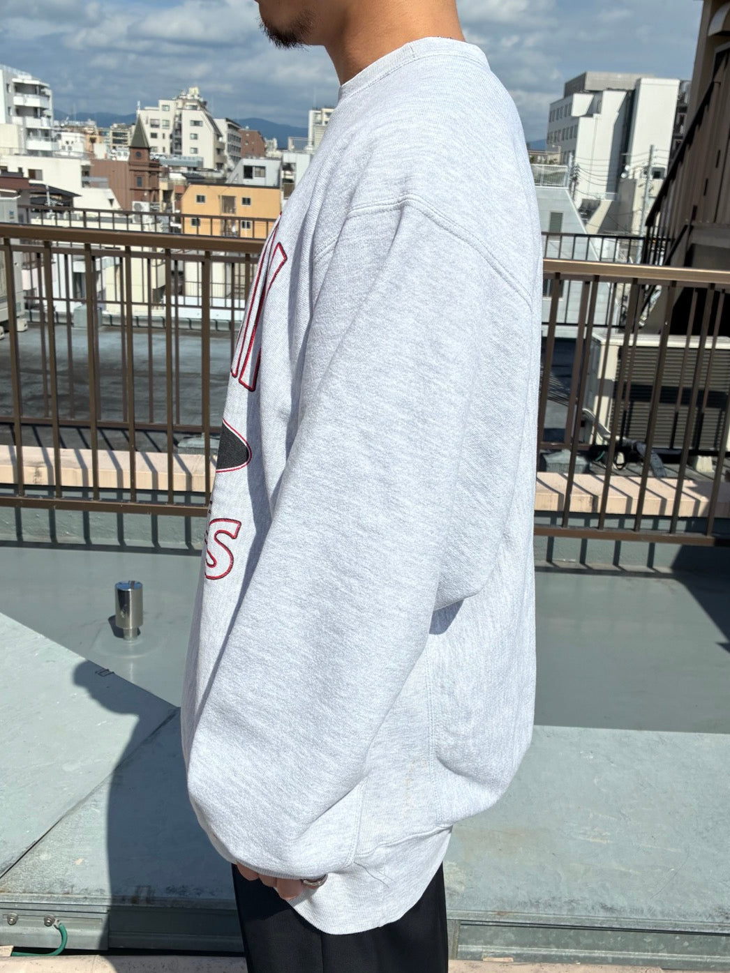 90's CHAMPION「WISCONSIN BADGERS」Reverse Weave USA製 カレッジスウェット