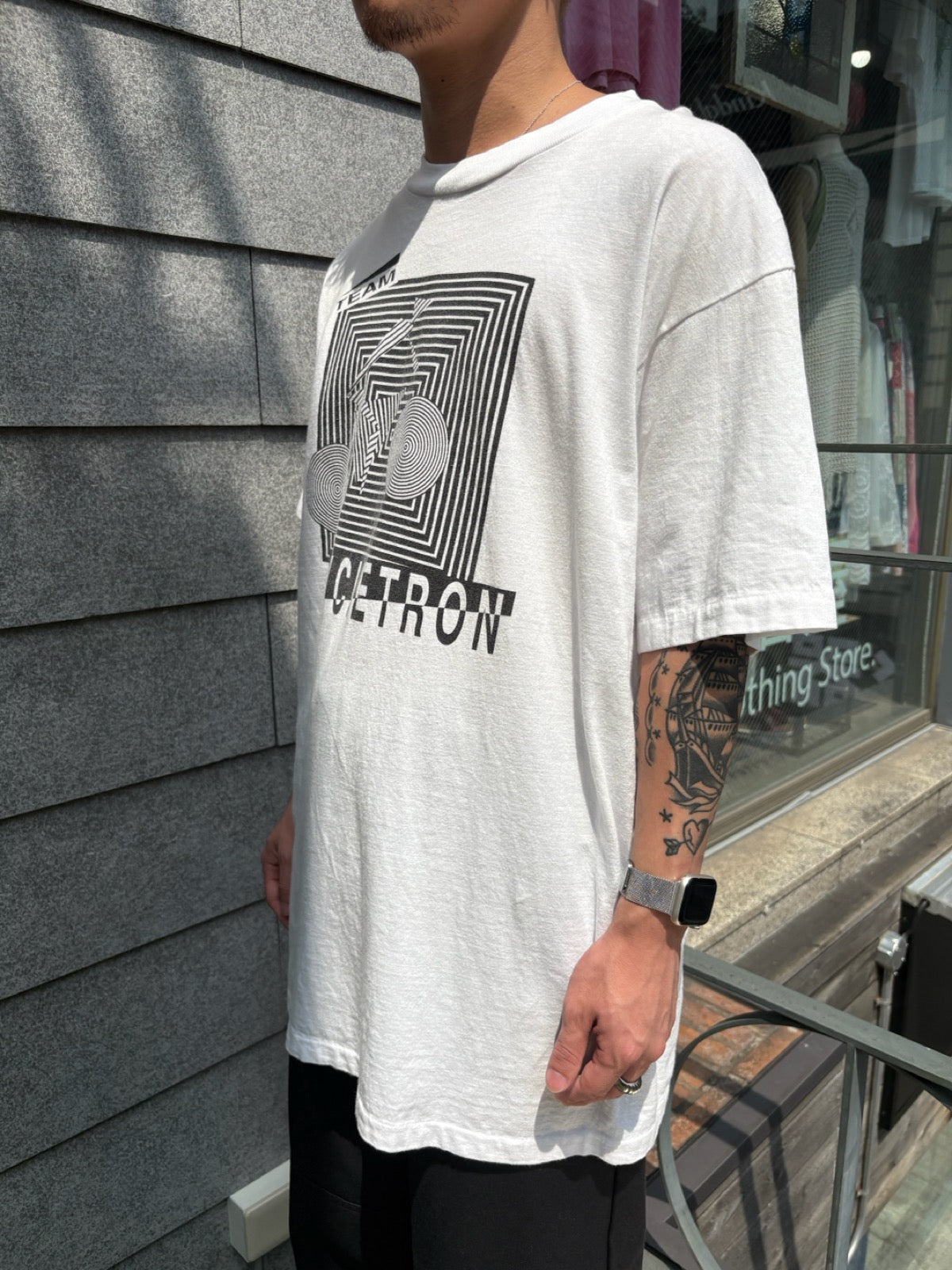90's「TEAM CYCLETRON」USA製 グラフィックTシャツ