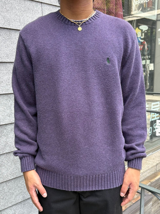 90's「RALPH LAUREN」ワンポイントニット