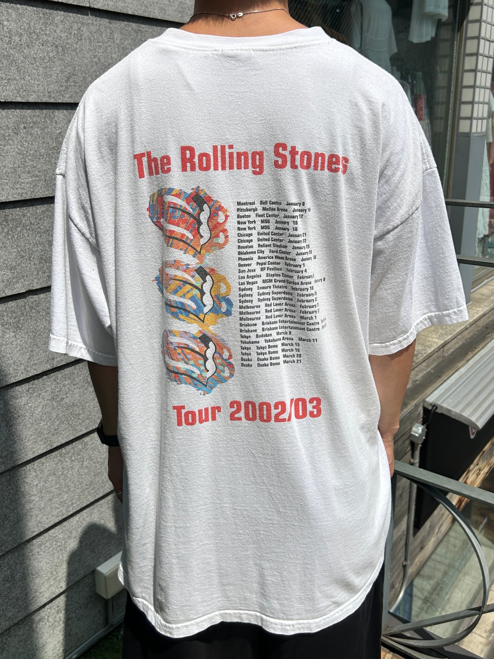 00's The Rolling Stones「Tour 2002/03」バンドTシャツ