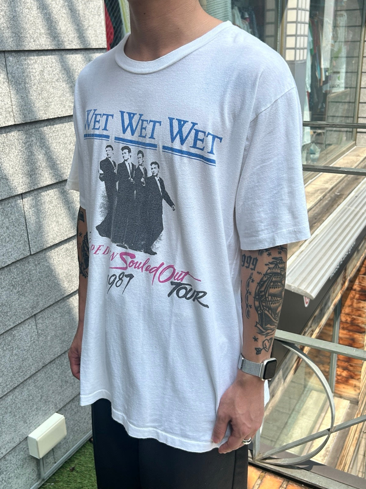 80's WET WET WET「POPPED IN SOULED OUT TOUR 1987」バンドTシャツ