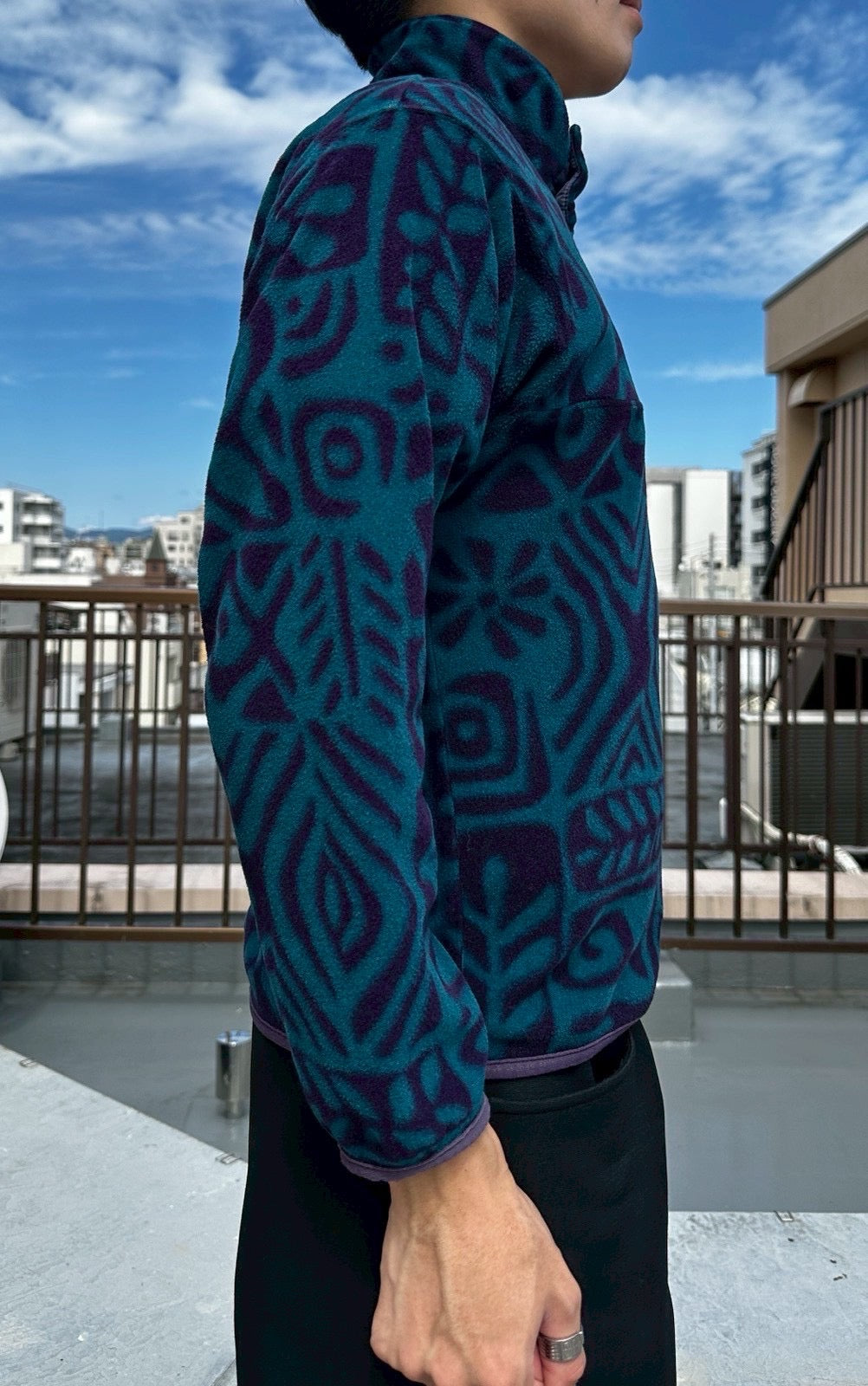 90's PATAGONIA「SYNCHILLA Snap-T 」カナダ製 フリースプルオーバー