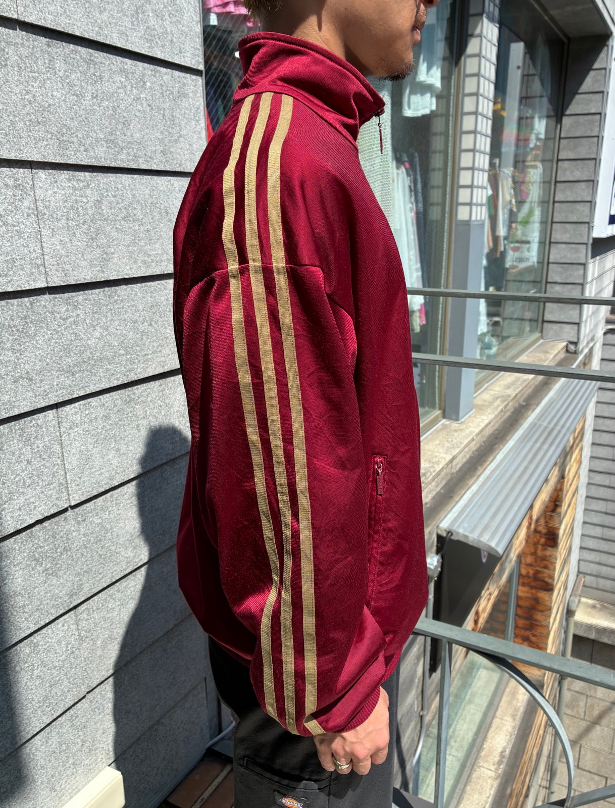 90's adidas「Big Trefoil Back Logo」トラックジャケット
