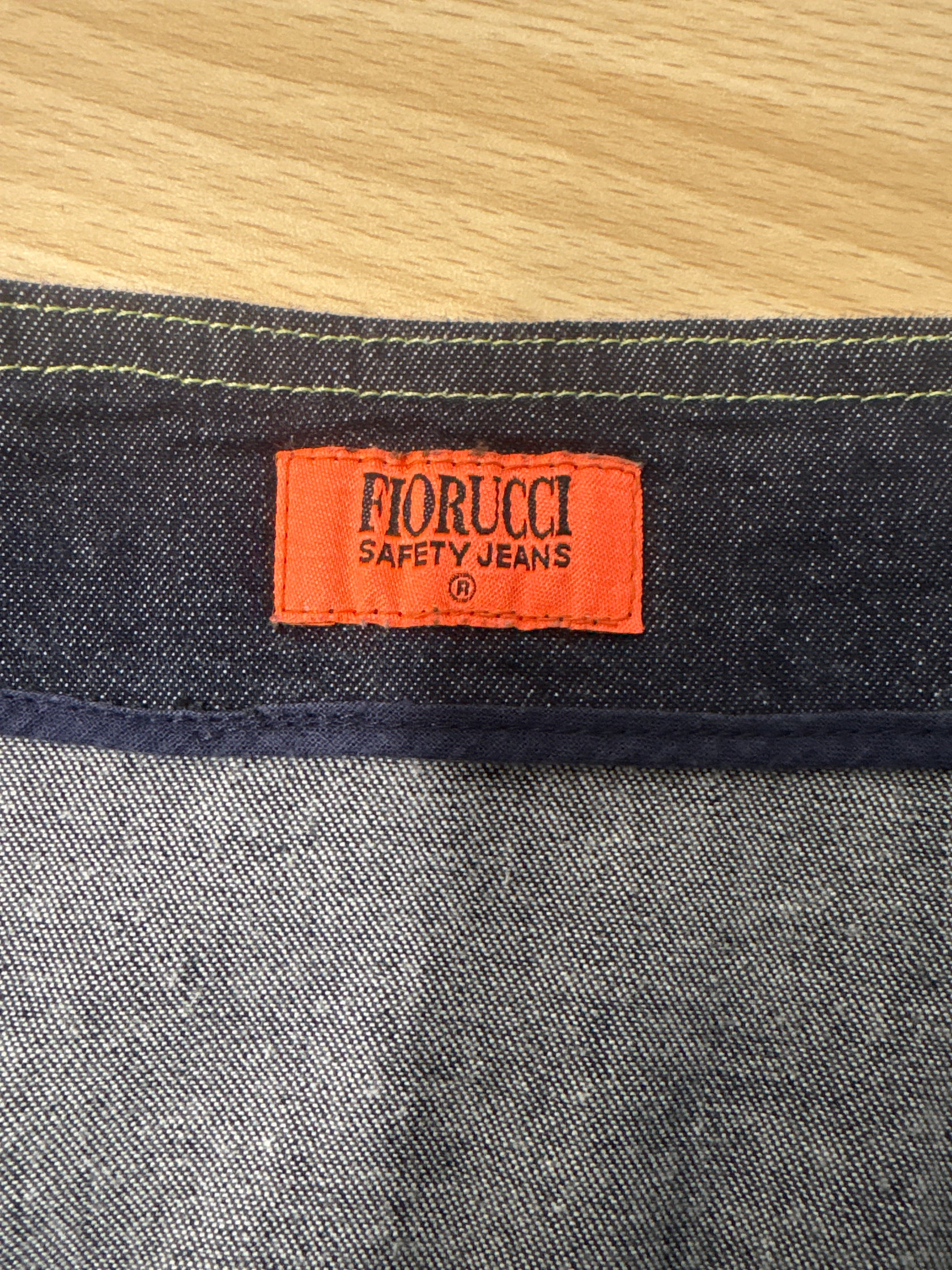 00's~10's「Fiorucci Safety Jeans」デニムキャミソールワンピース