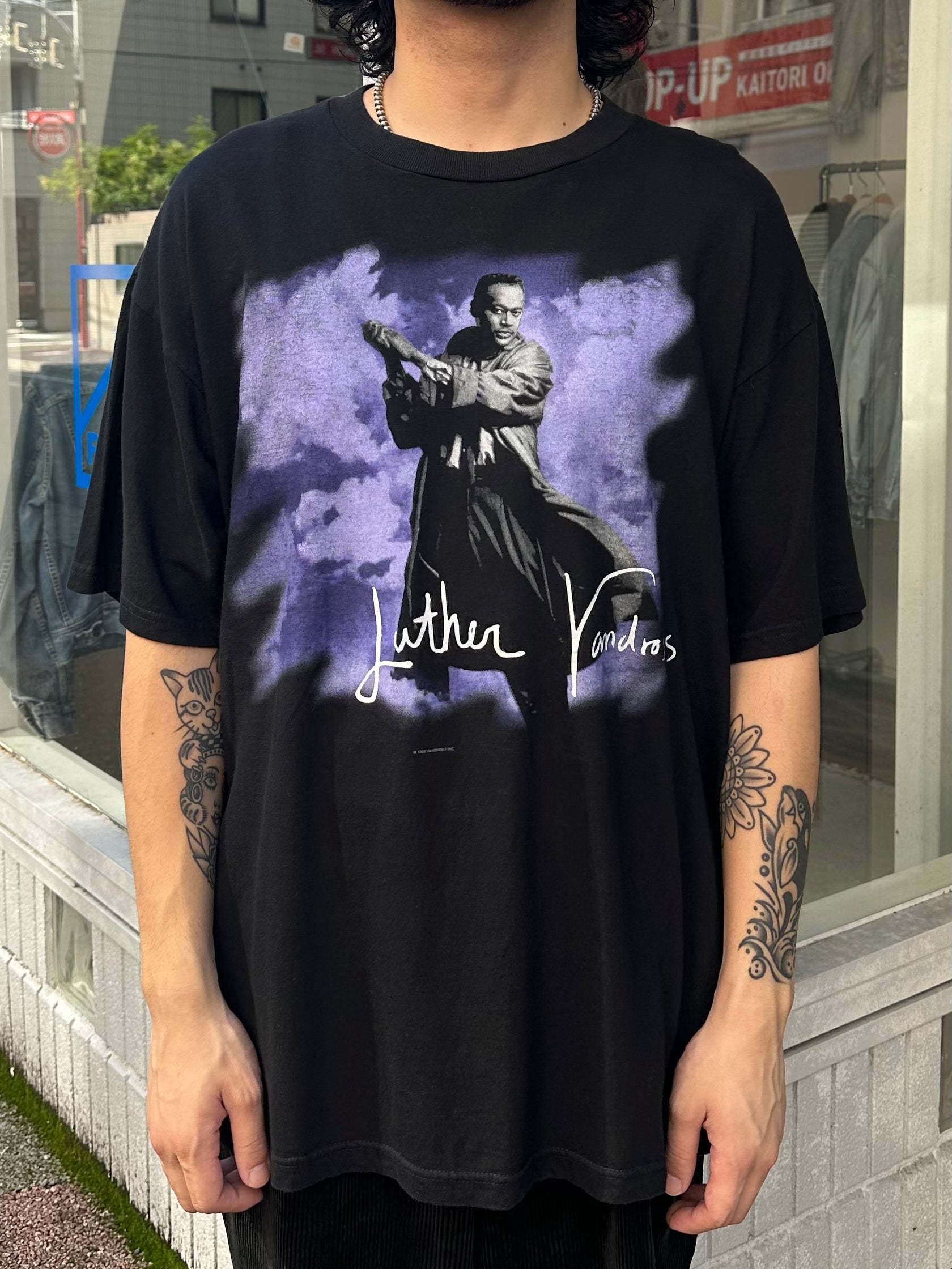 90's LUTHER VANDROSS「1995True」バンドTシャツ