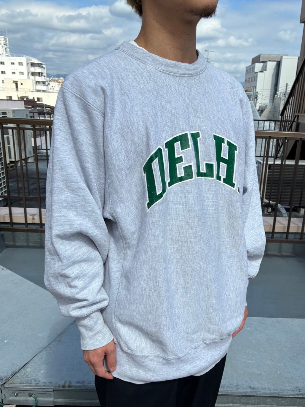 90's~00's CHAMPION「DELHI」Reverse Weave カレッジスウェット