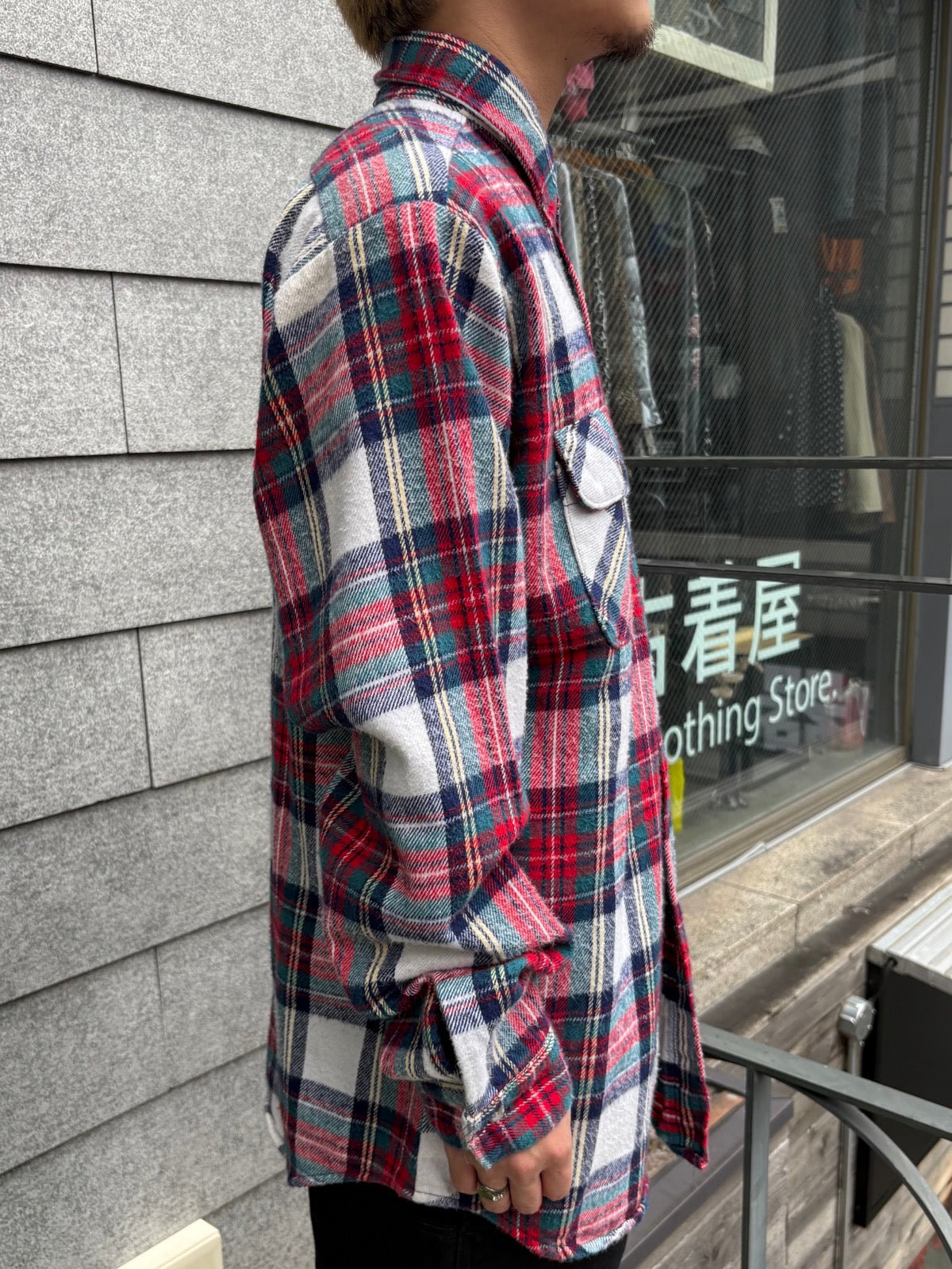 80's「FIVE BROTHER」USA製 ネルシャツ