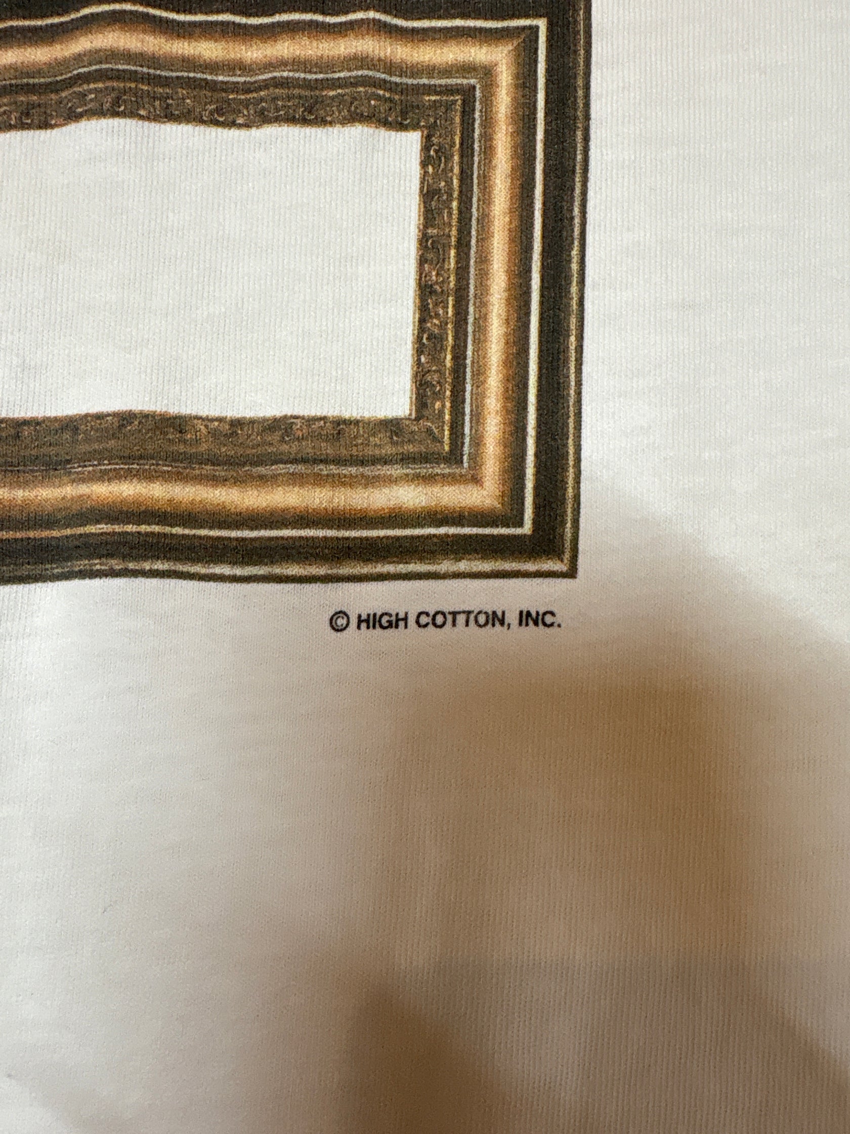 90's High Cotton, Inc.「When you are out of Monet.」USA製 アートTシャツ
