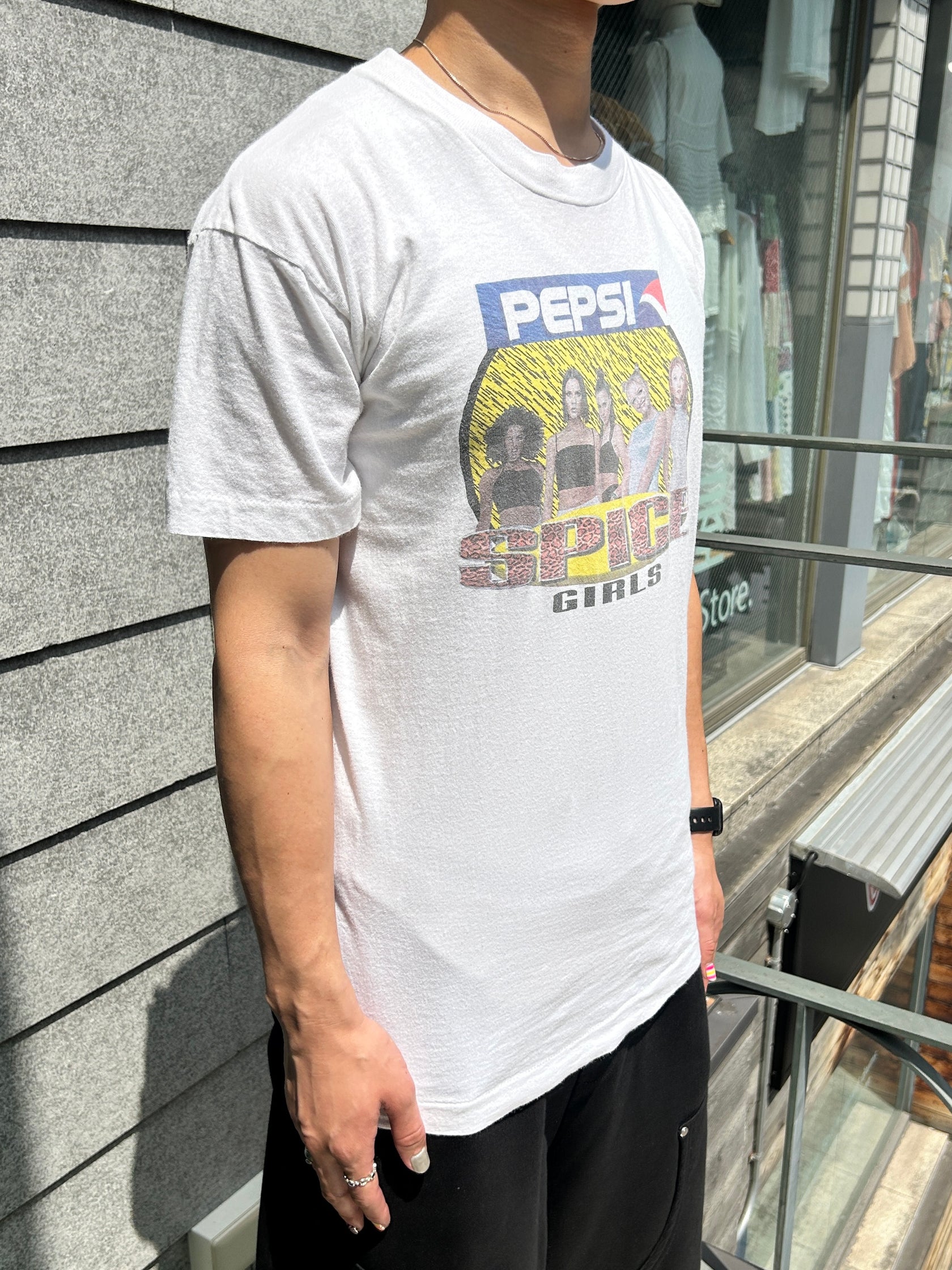 90's「Spice Girls × PEPSI」グラフィックTシャツ
