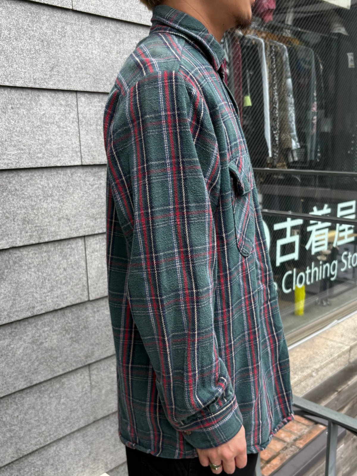 90's「FIVE BROTHER」USA製 ネルシャツ