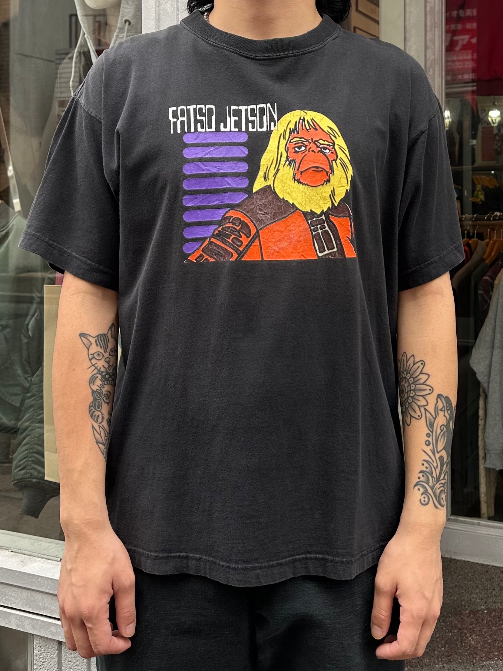 00's FATSO JETSON「Flames for all」バンドTシャツ