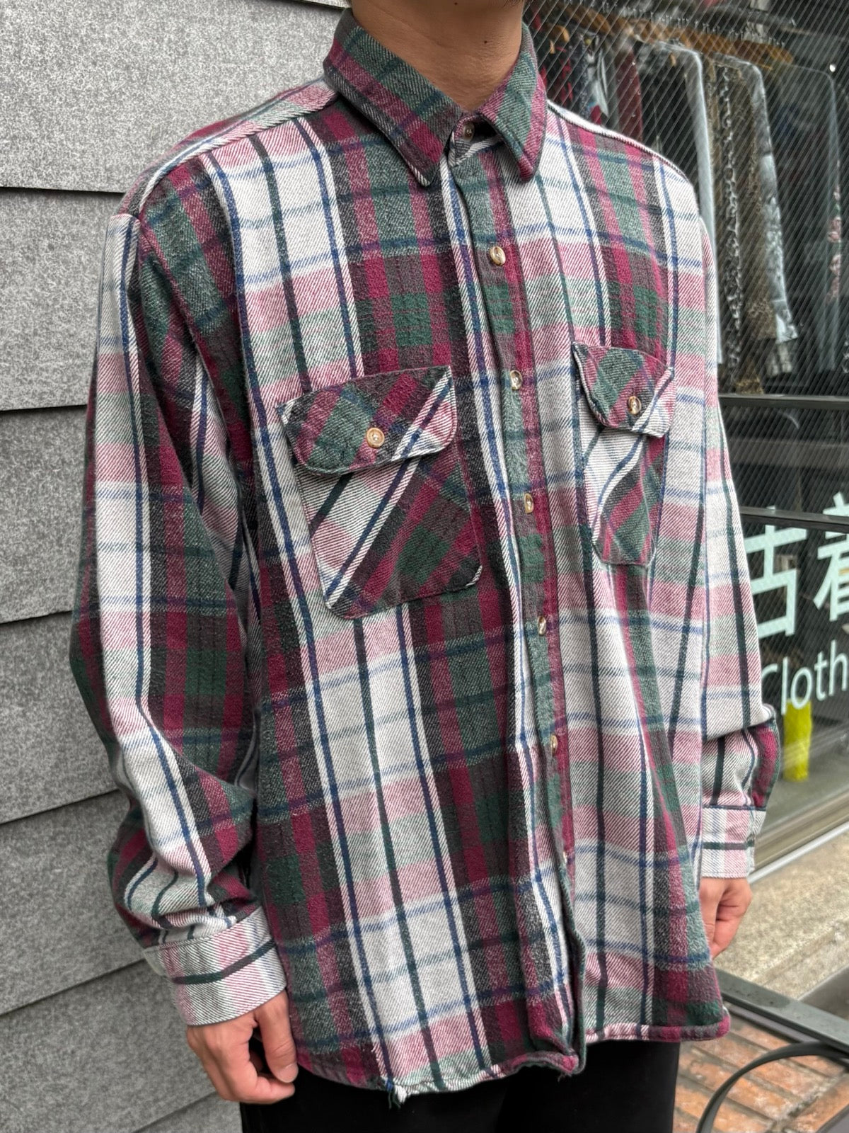 90's「FIVE BROTHER」ネルシャツ