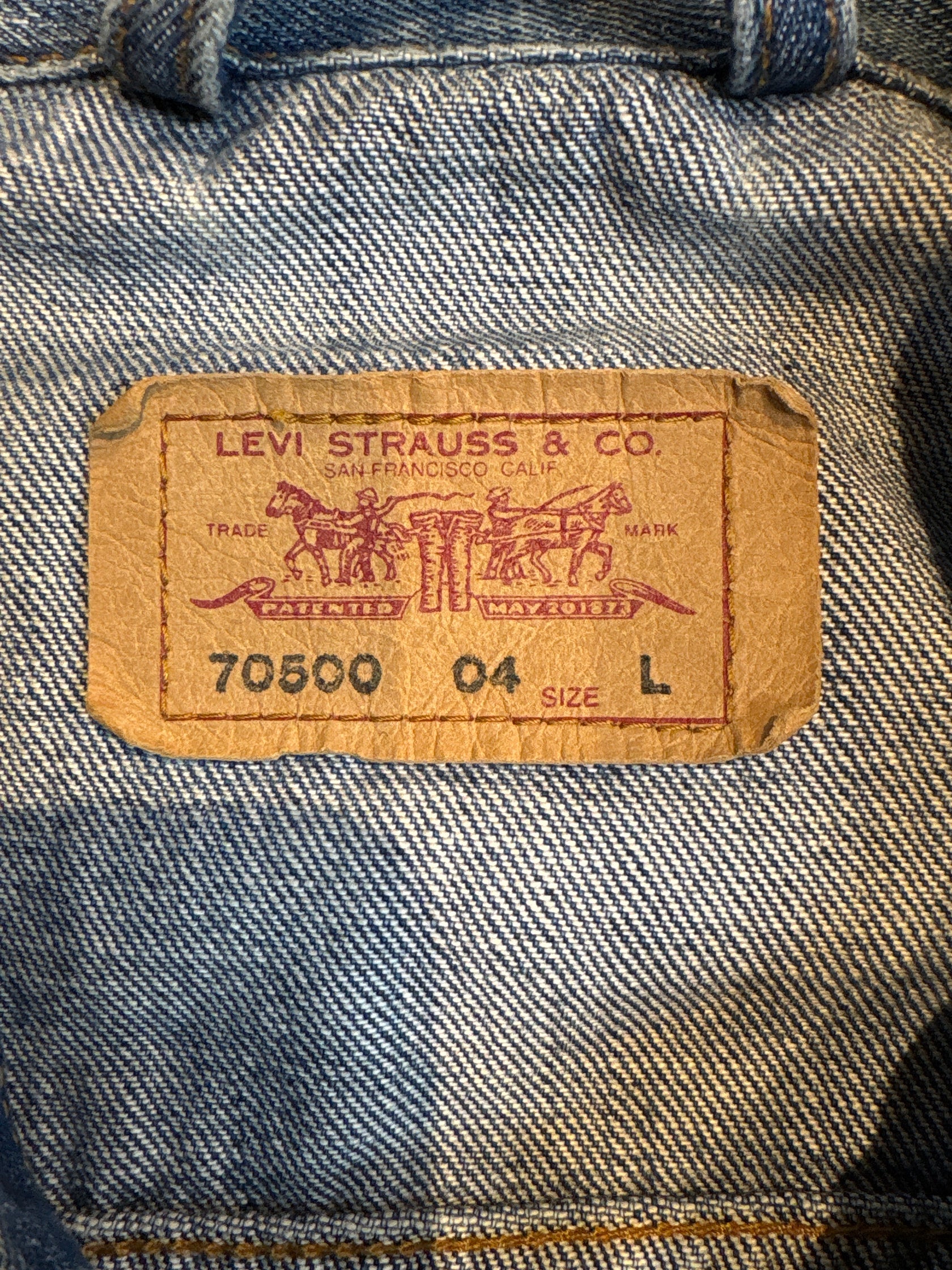 00's Levi's「70500-0414」デニムジャケット