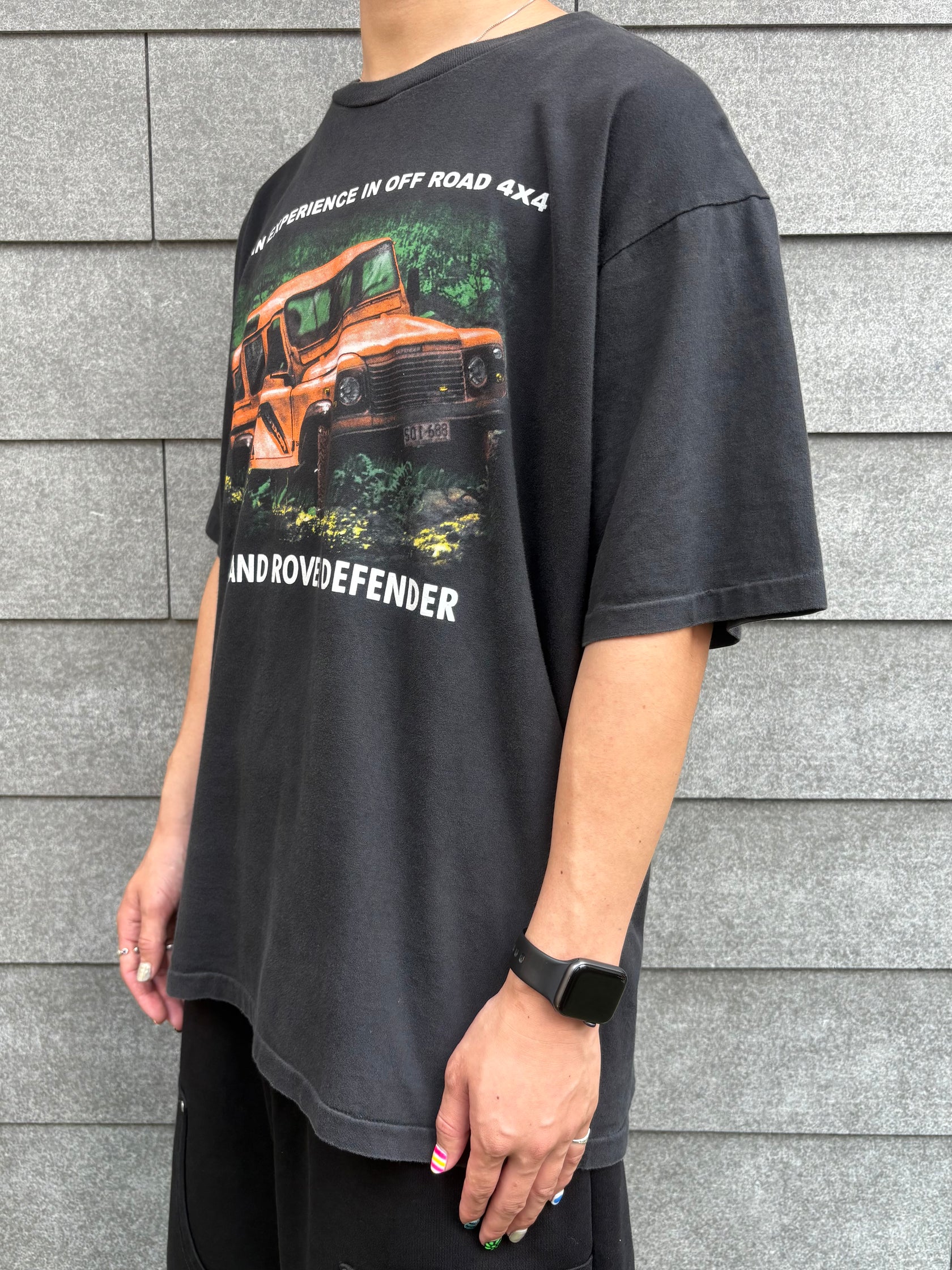 90's~00's LAND ROVER「 Defender Off-Road 」グラフィックTシャツ