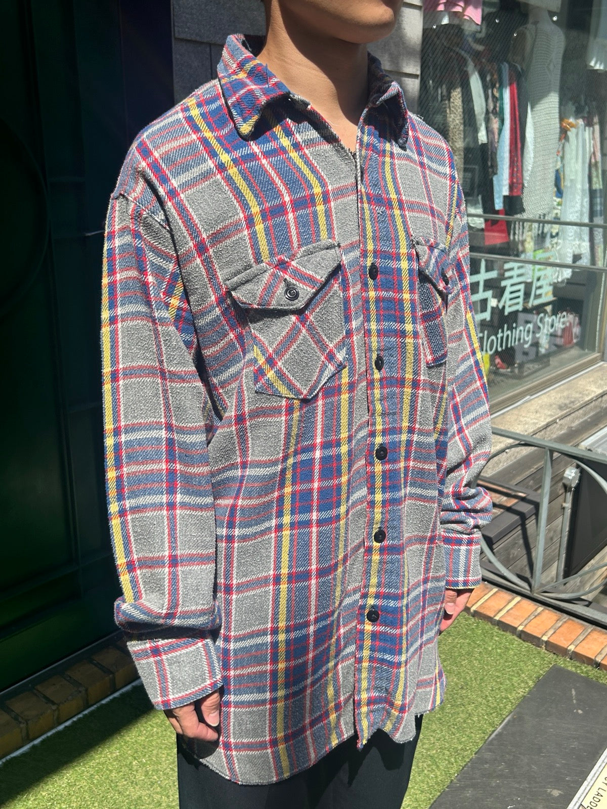 70's「FROSTPROOF」ネルシャツ