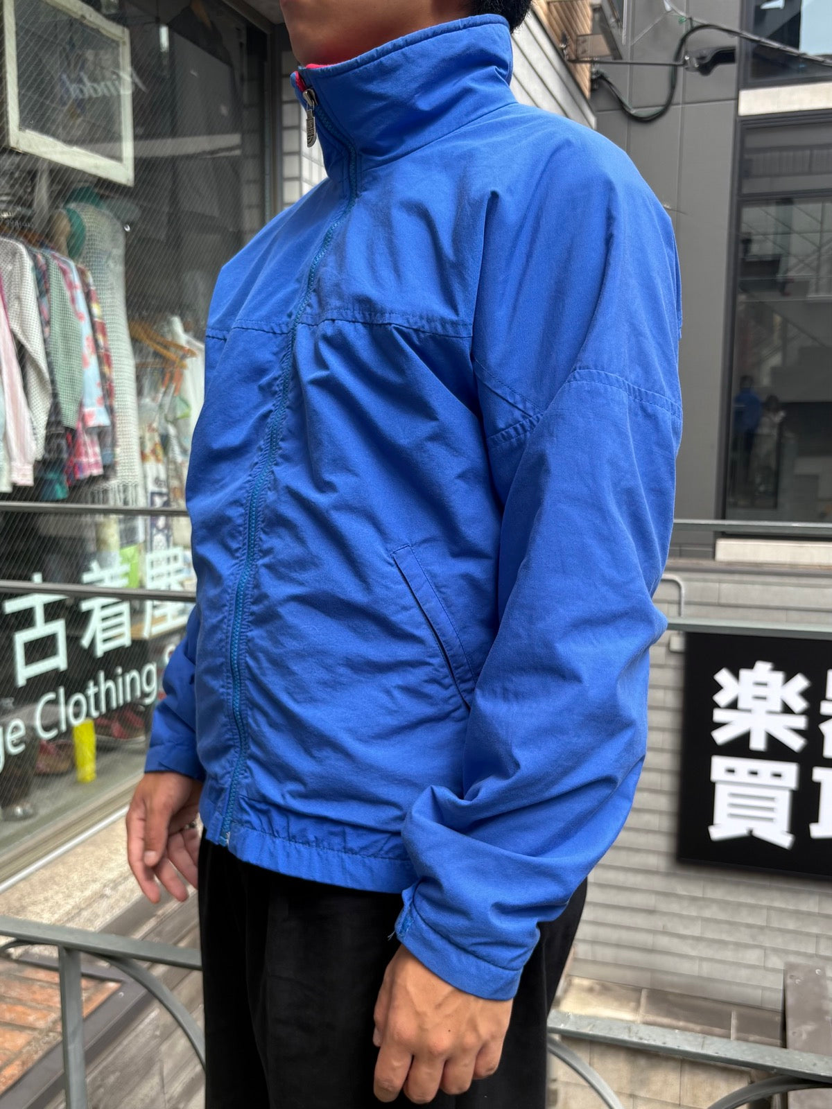 90's The North Face 「Windy Pass」ナイロンフリースジャケット