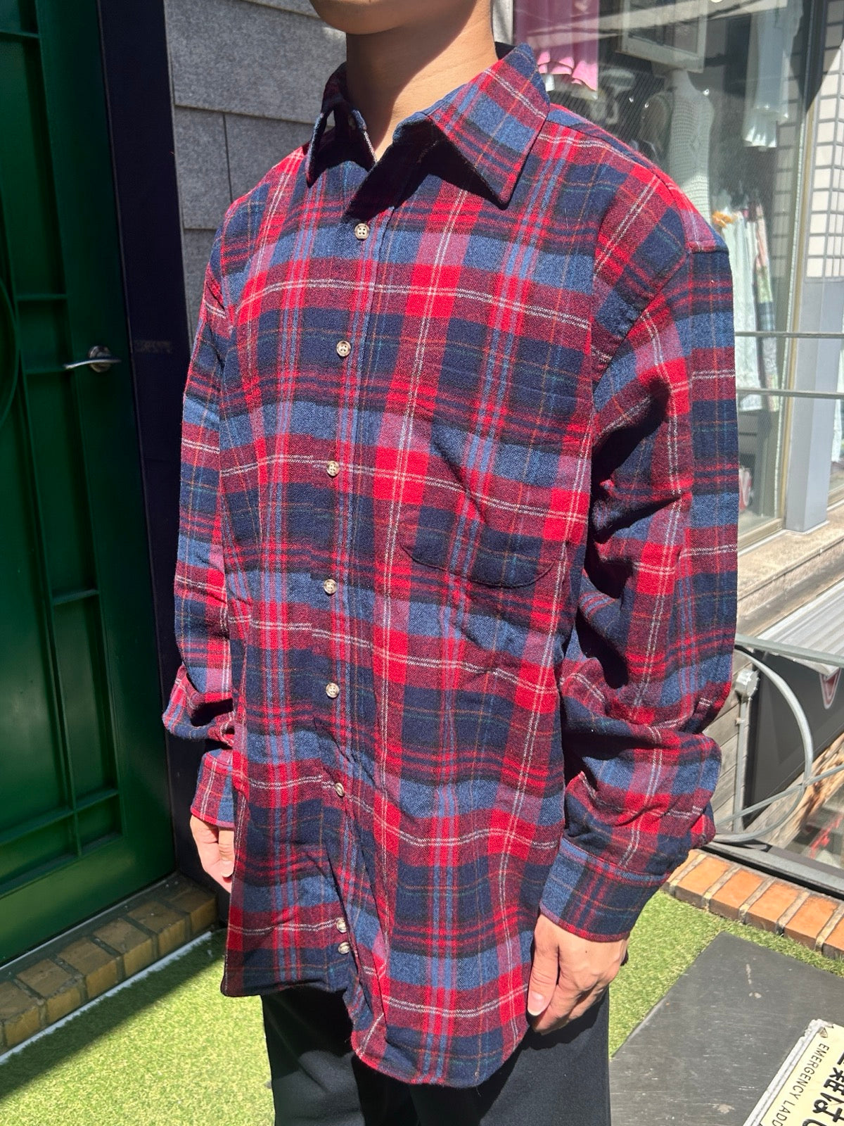 00's「PENDLETON」ウールチェックシャツ