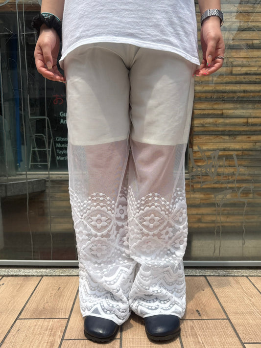 REMAKE LACE PANTS