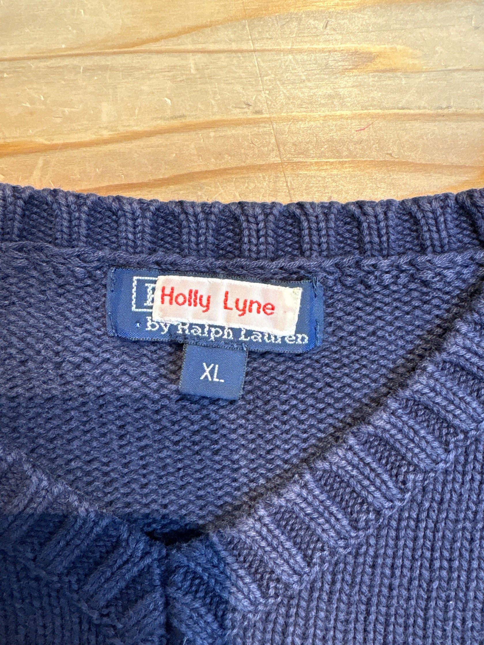 90's「RALPH LAUREN」ワンポイントニット