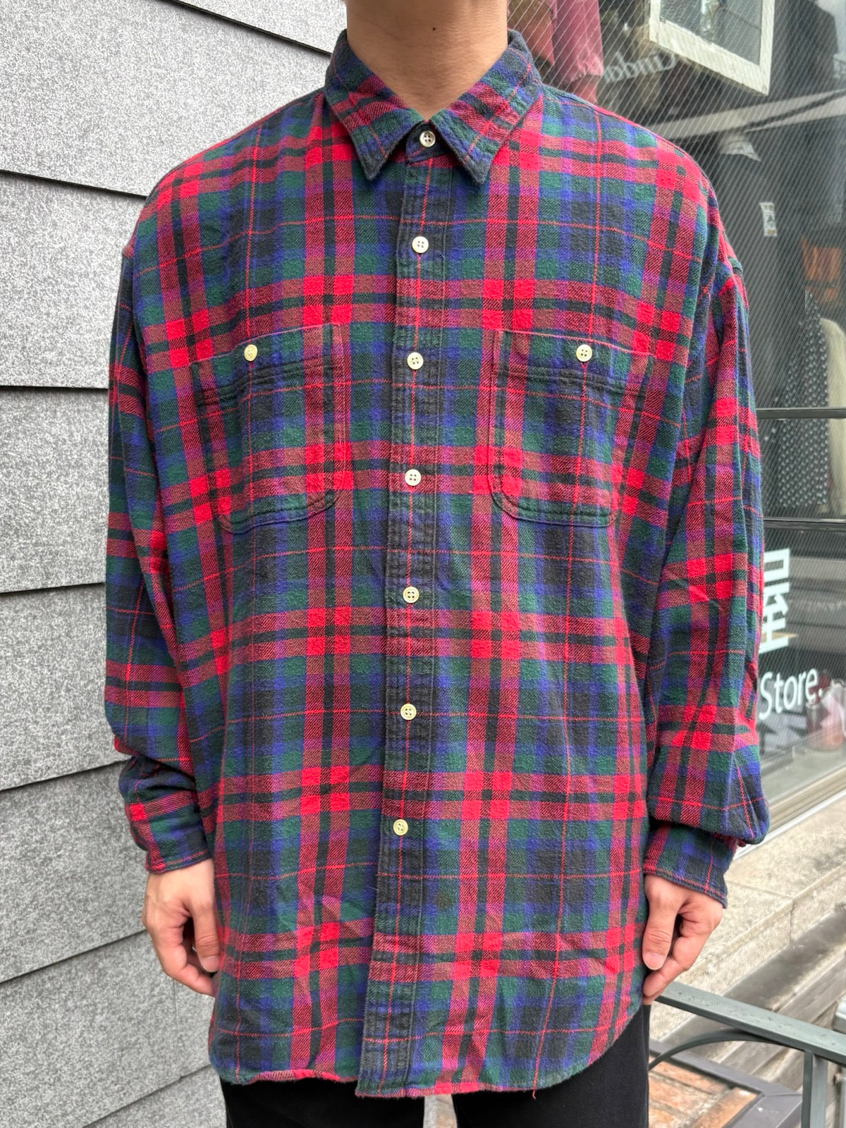 90's「OLD GAP」ネルシャツ