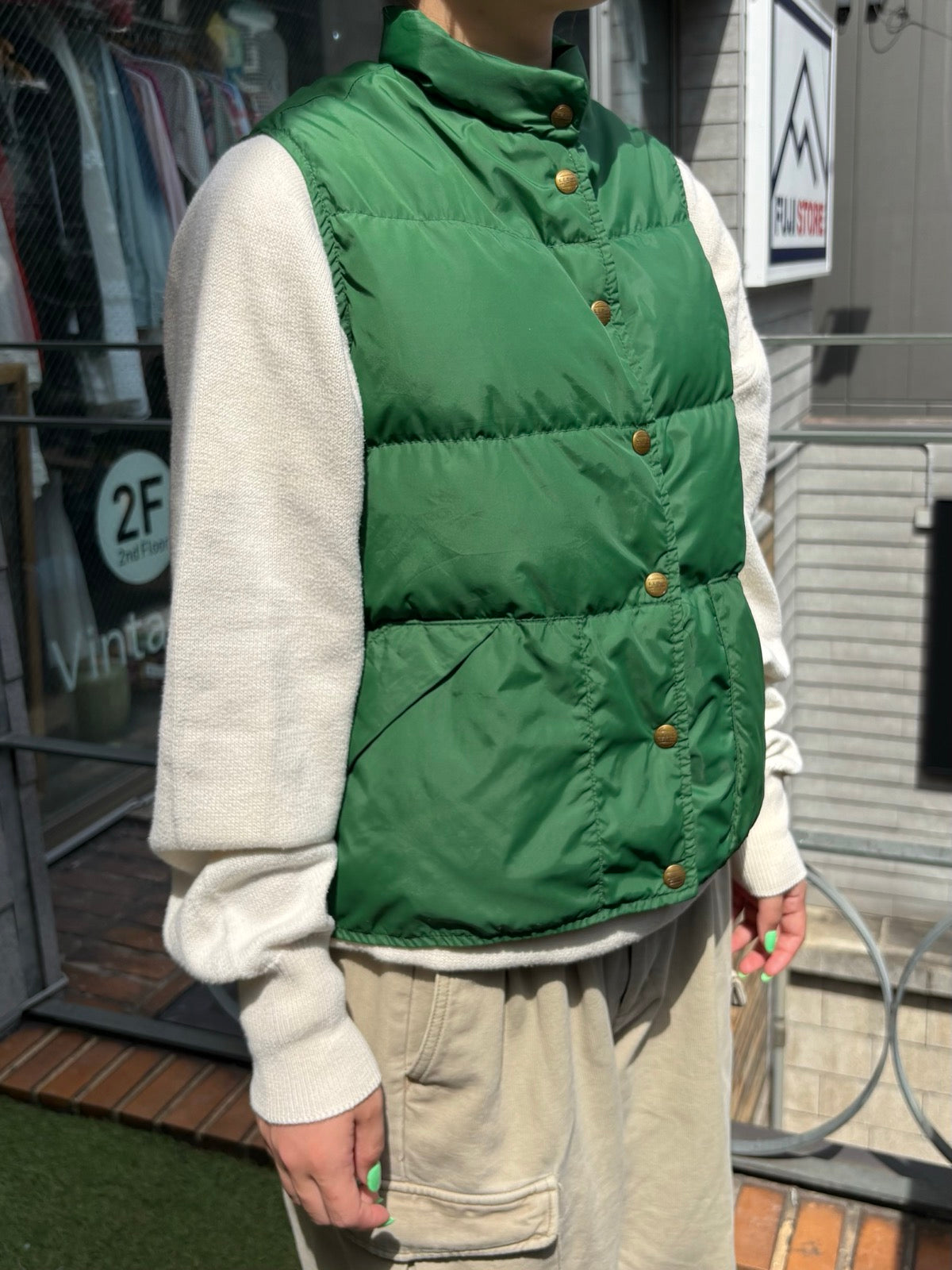 80's「L.L.Bean」USA製 ダウンベスト