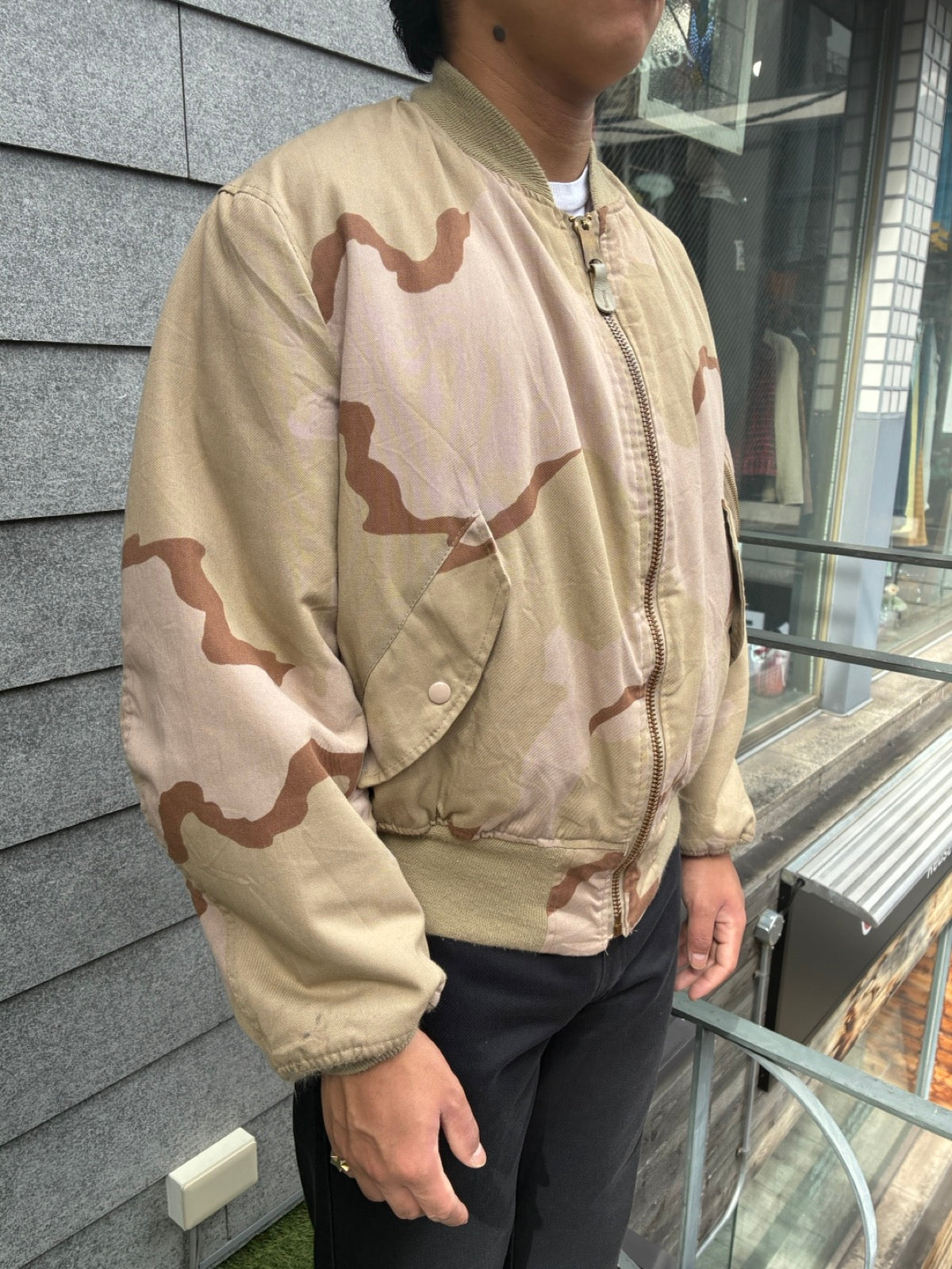 70's~80's「ALPHA INDUSTRIES」 MA-1 フライトジャケット