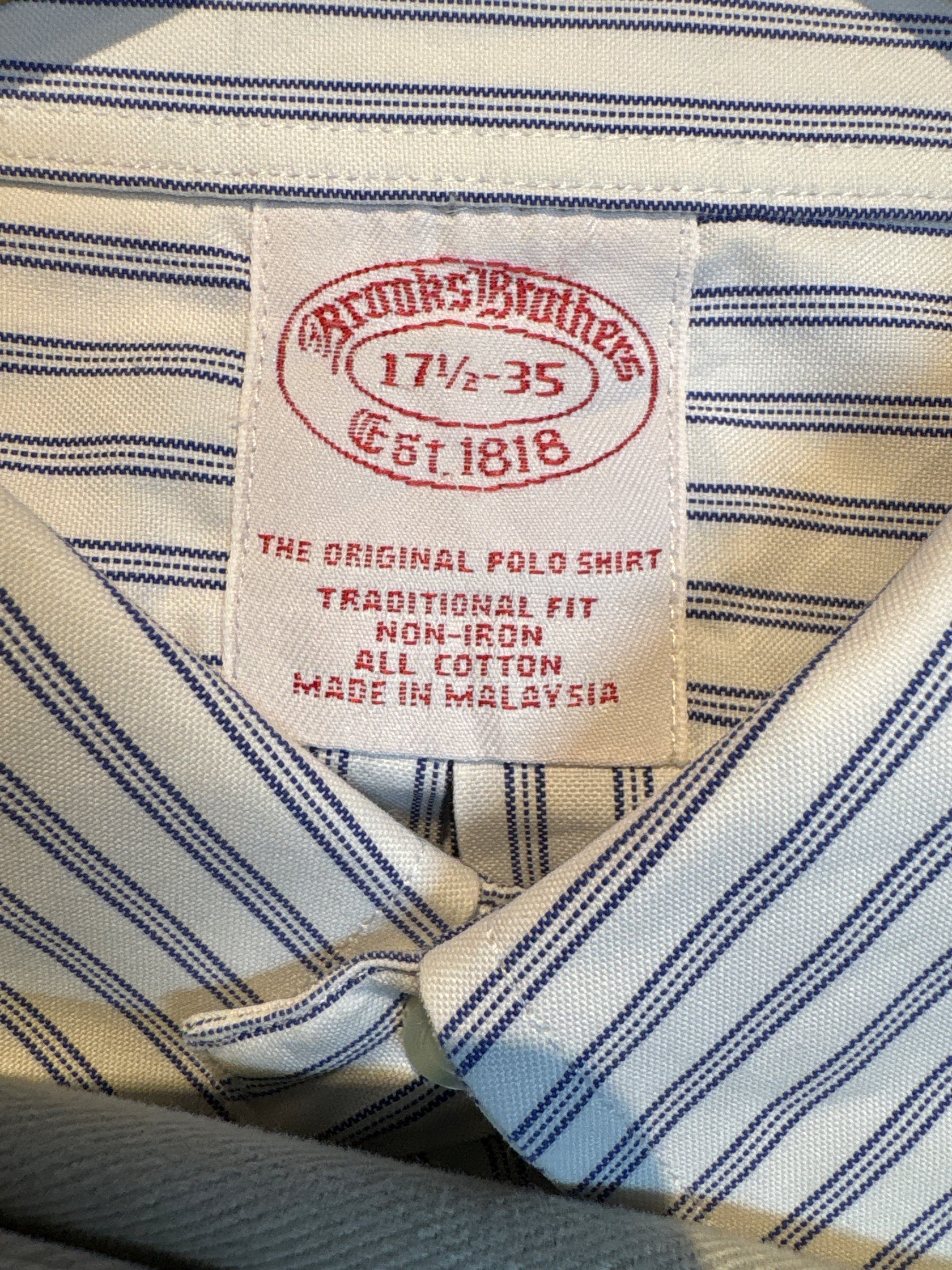 00's Brooks Brothers「Traditional Fit」ボタンダウンシャツ