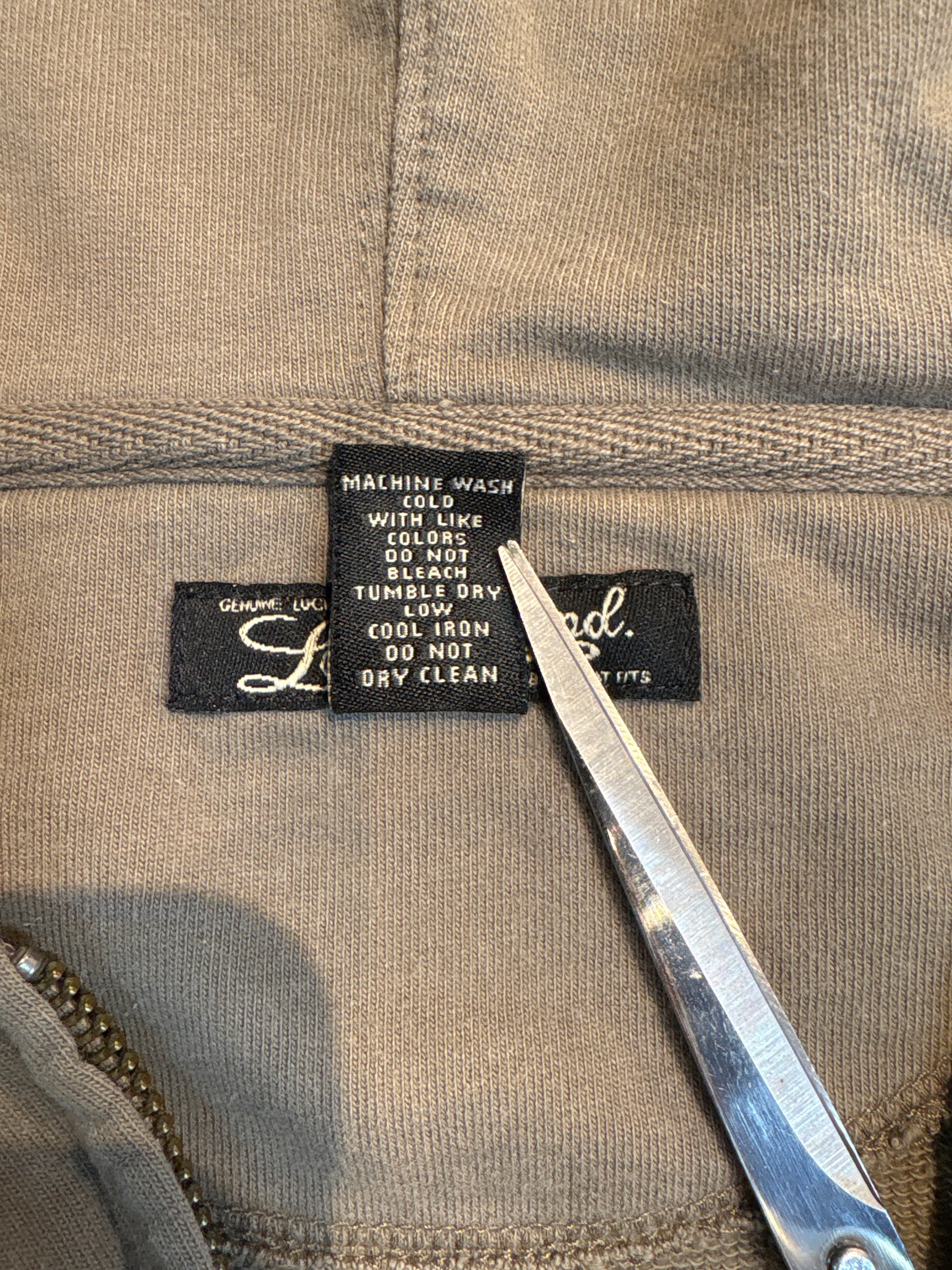 00's「Lucky Brand」ジップアップパーカー