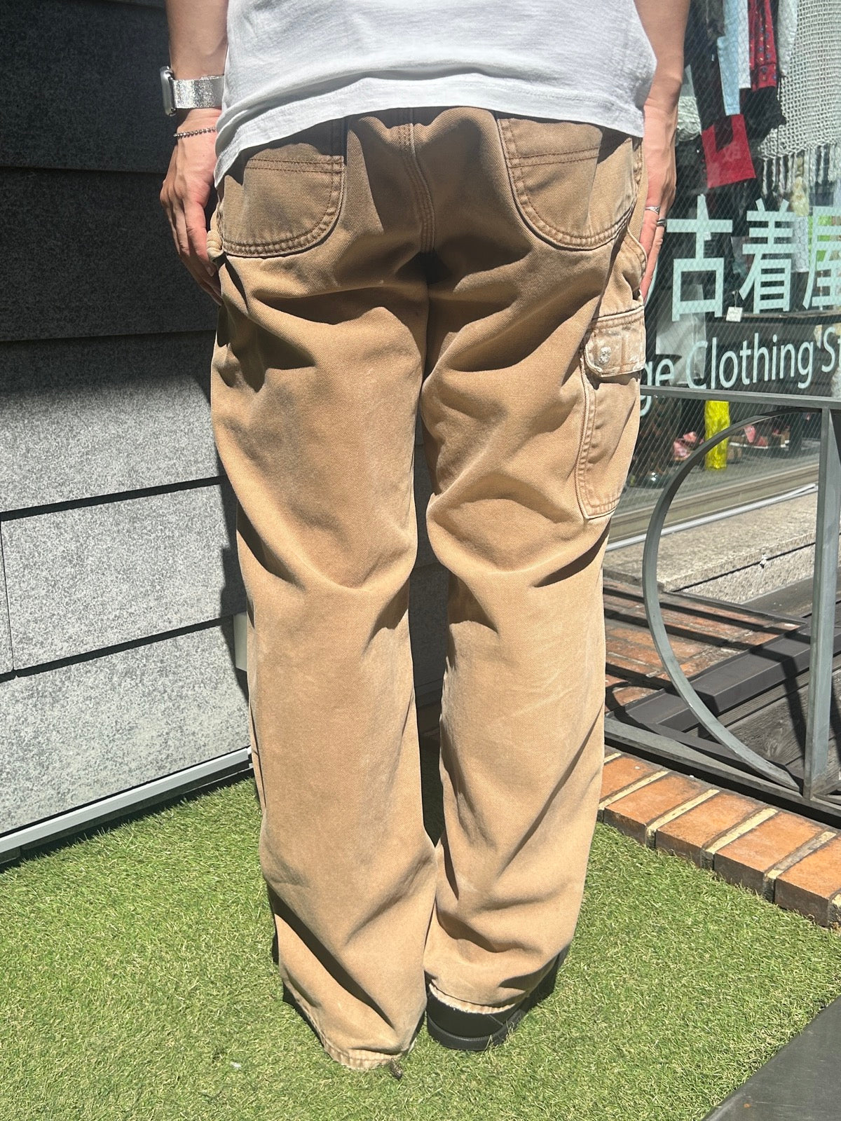 00's Dickies「DOUBLE NKEE PANT」ワークパンツ