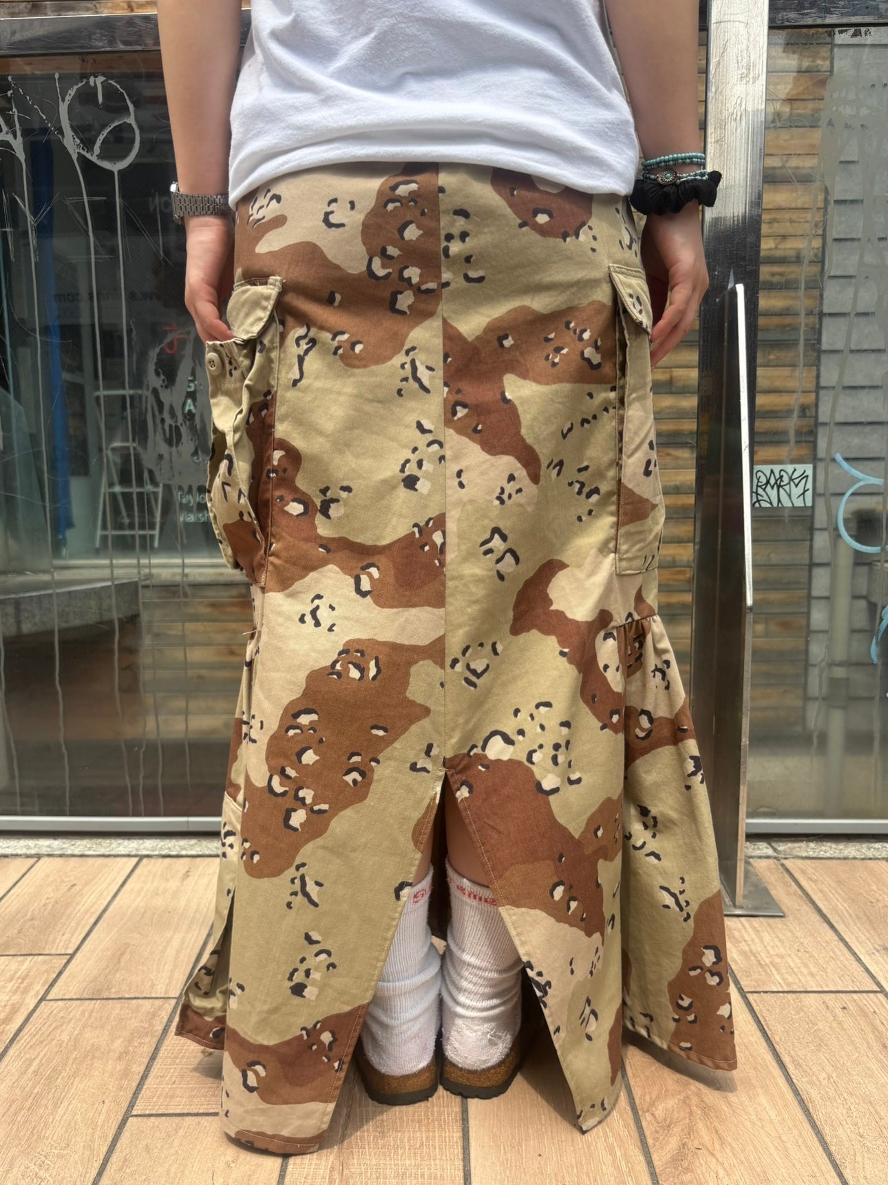 REMAKE ARMY MERMAID SKIRT