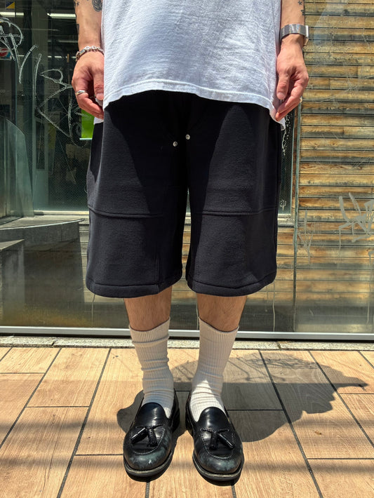 REMAKE  SWEATS DOUBLE KNEE SHORTS