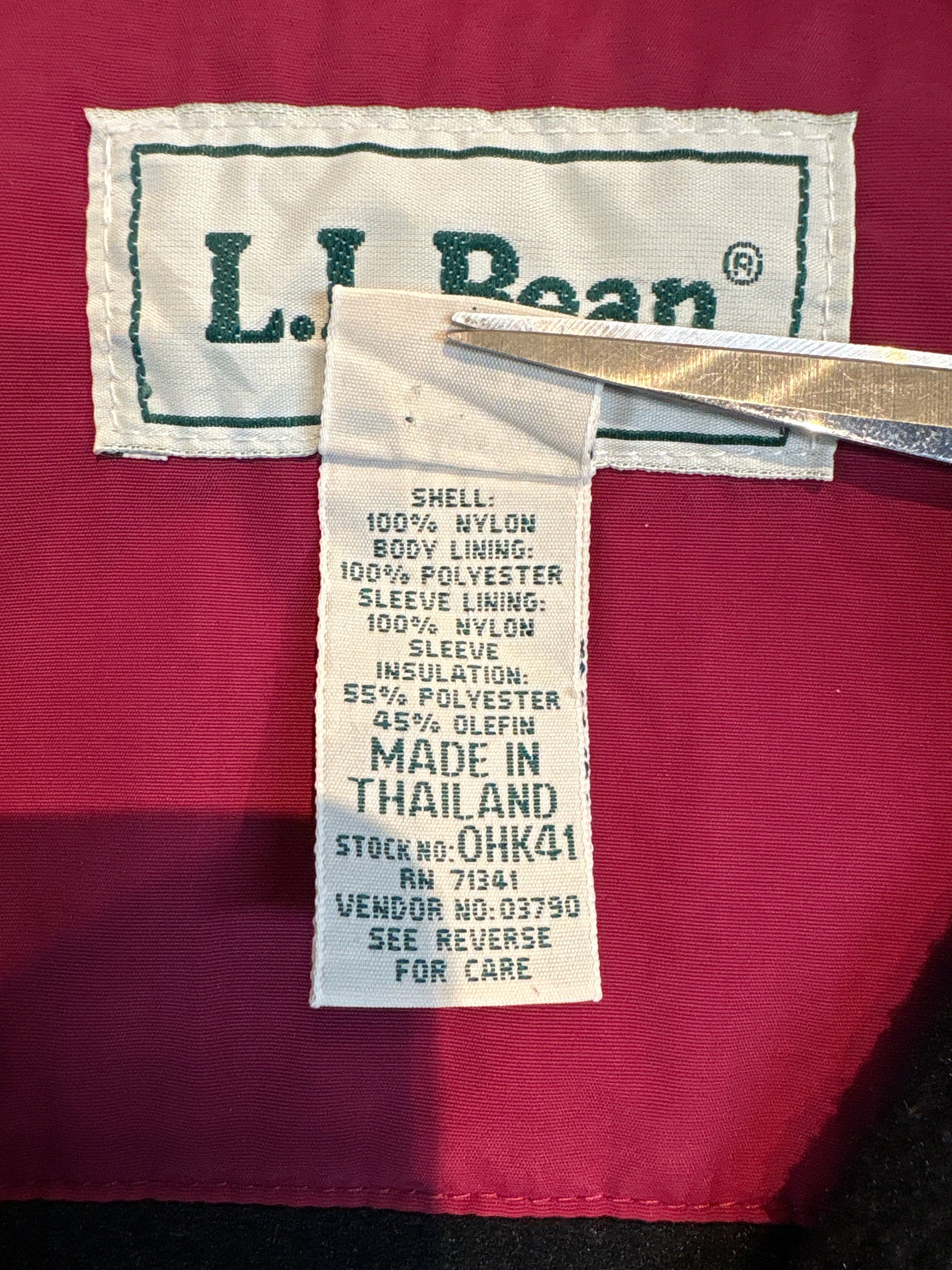 90's「L.L.Bean」ナイロンジャケット