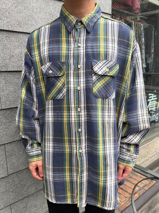 80's「FIVE BROTHER」USA製 ネルシャツ