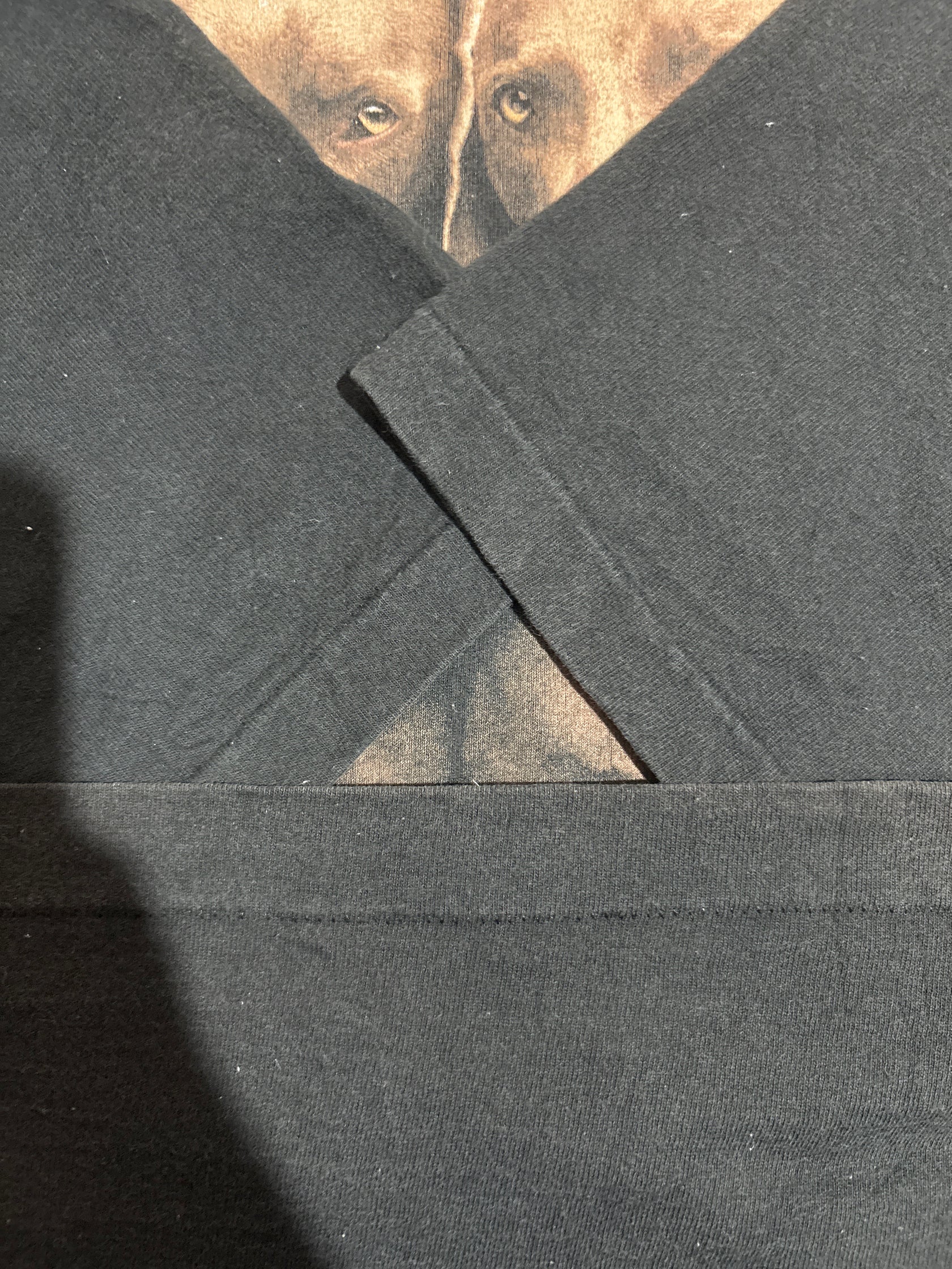 90's William Wegman「Framed」USA製 アートTシャツ
