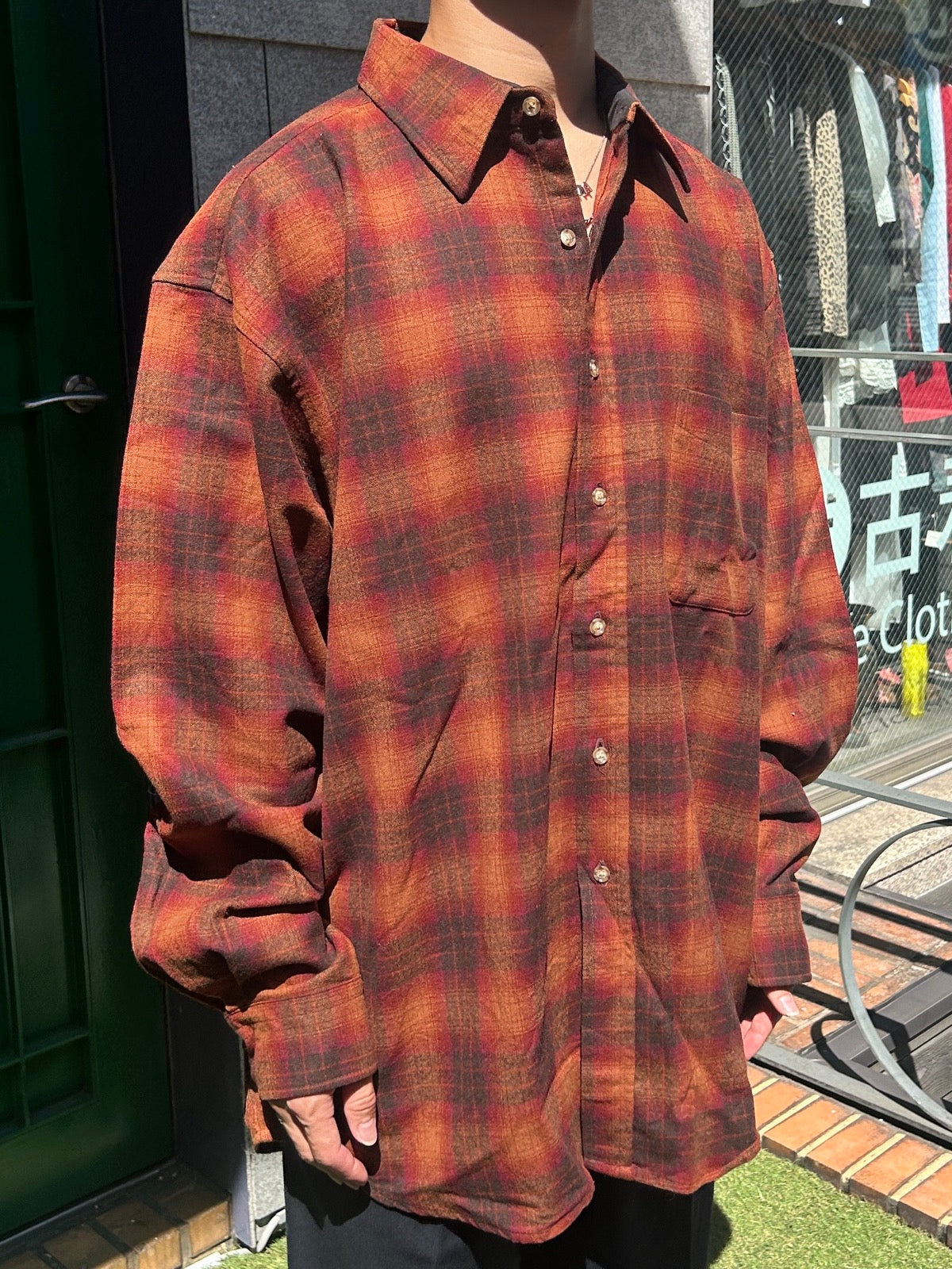 00's「PENDLETON」ウールチェックシャツ