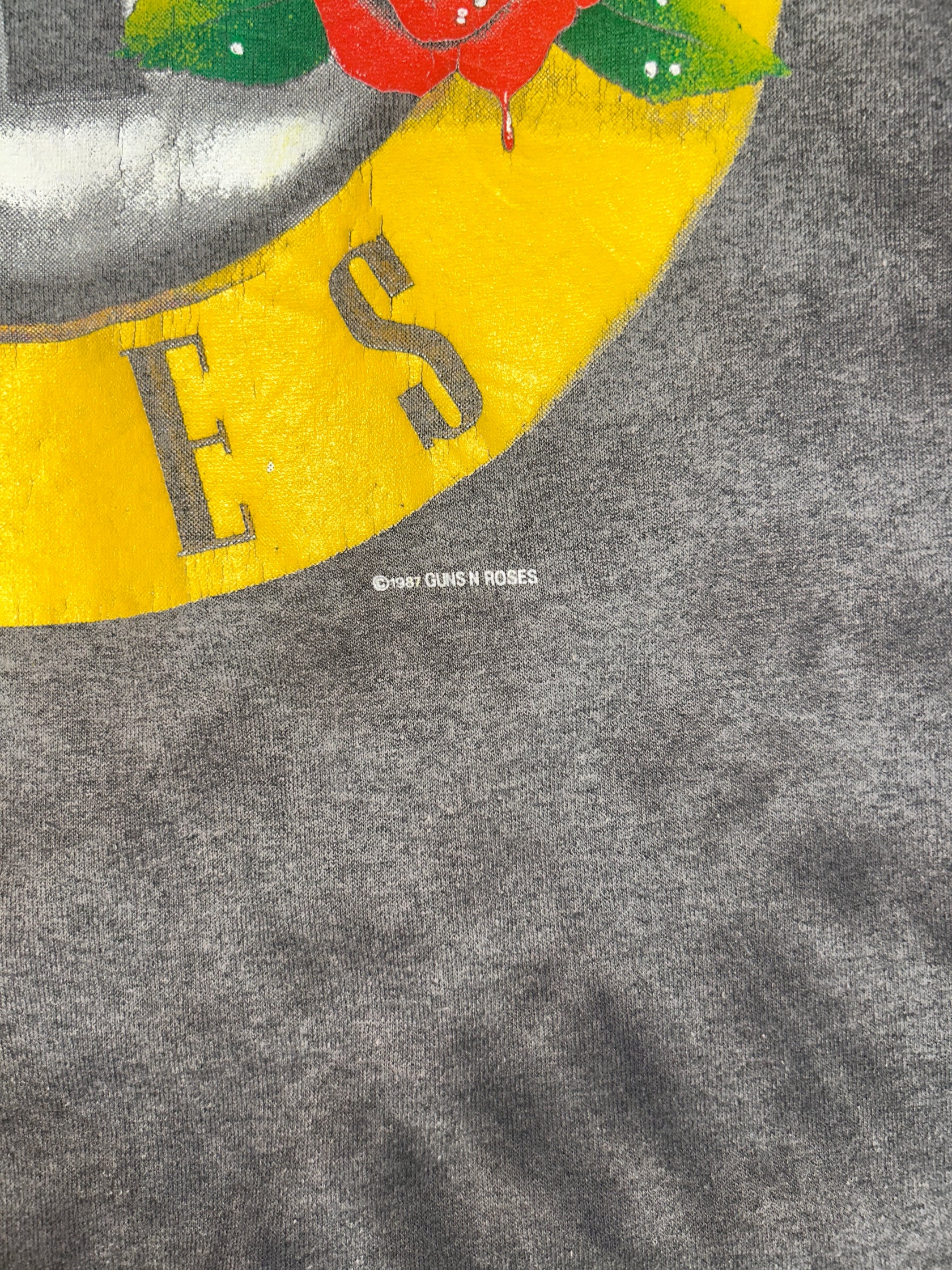 80's GUNS N’ ROSES 「GUNS-N ROSES WAS HERE」バンドTシャツ