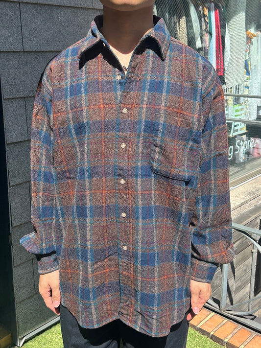 00's「PENDLETON」USA製 ウールチェックシャツ